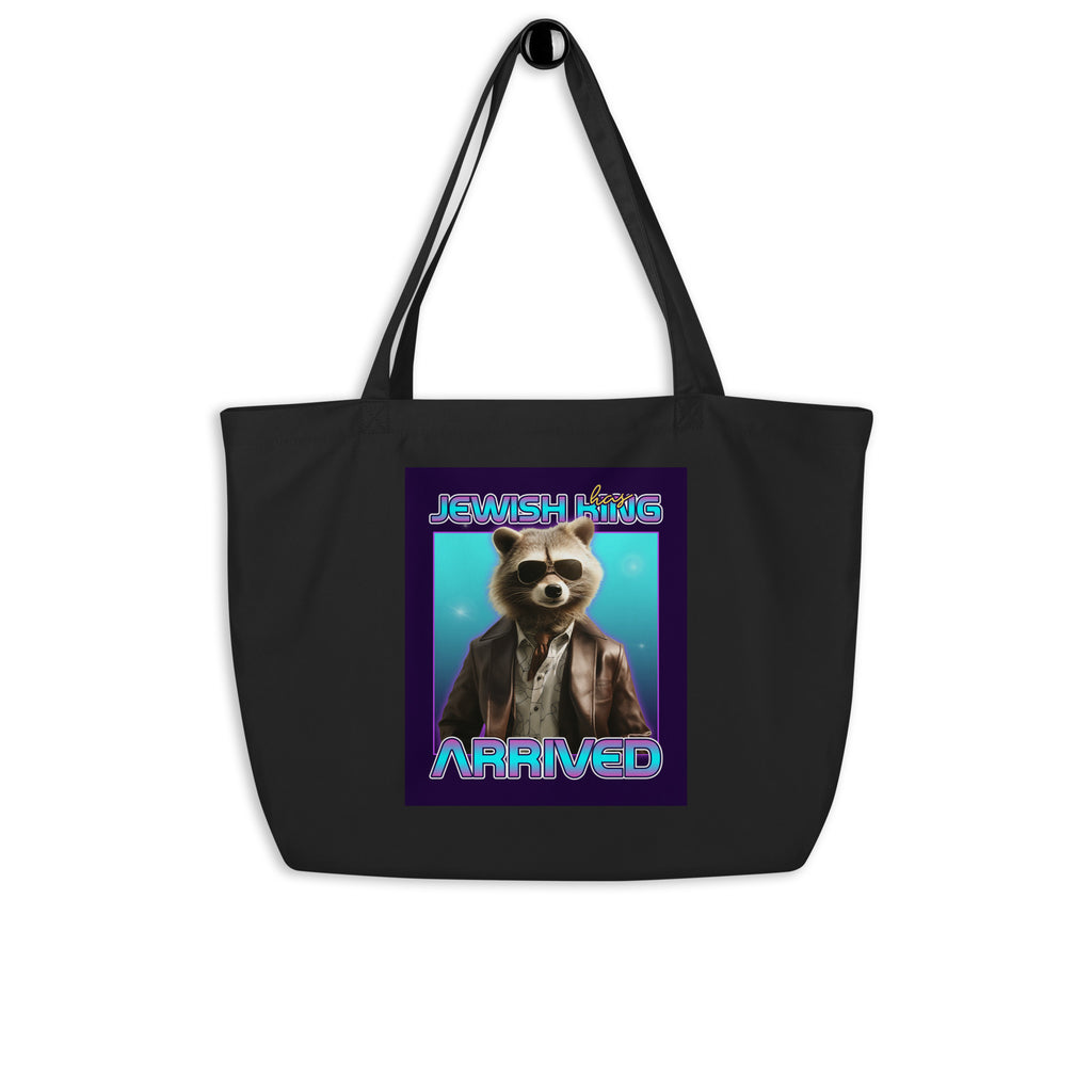 Mr Racoon | Large Organic Tote Bag