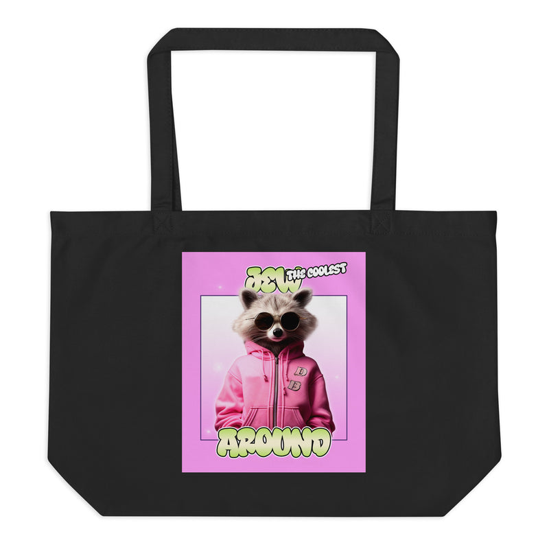 Mr Racoon | Large Organic Tote Bag