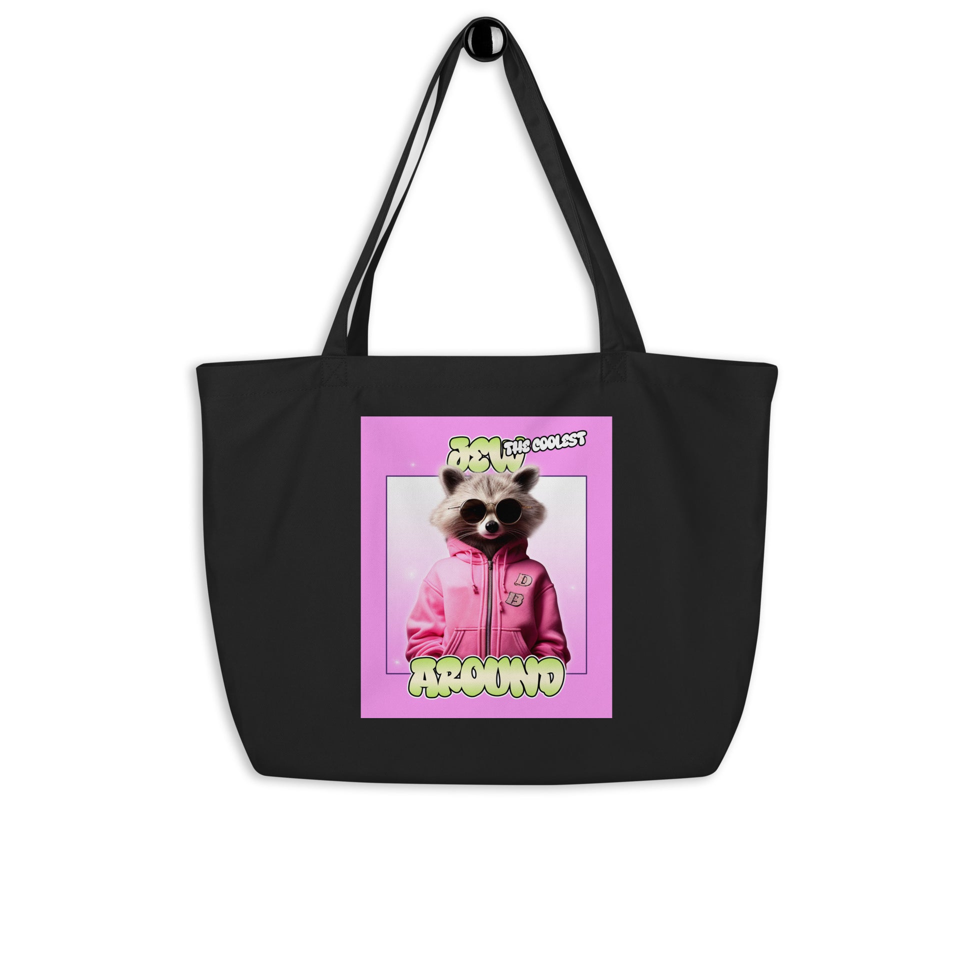 Mr Racoon | Large Organic Tote Bag