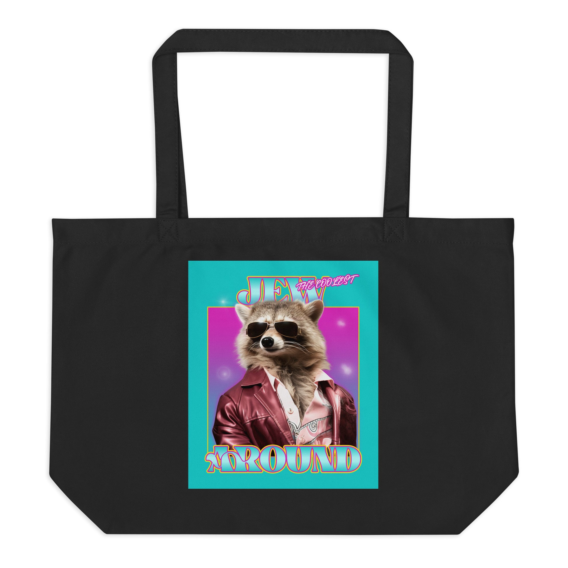Mr Racoon | Large Organic Tote Bag