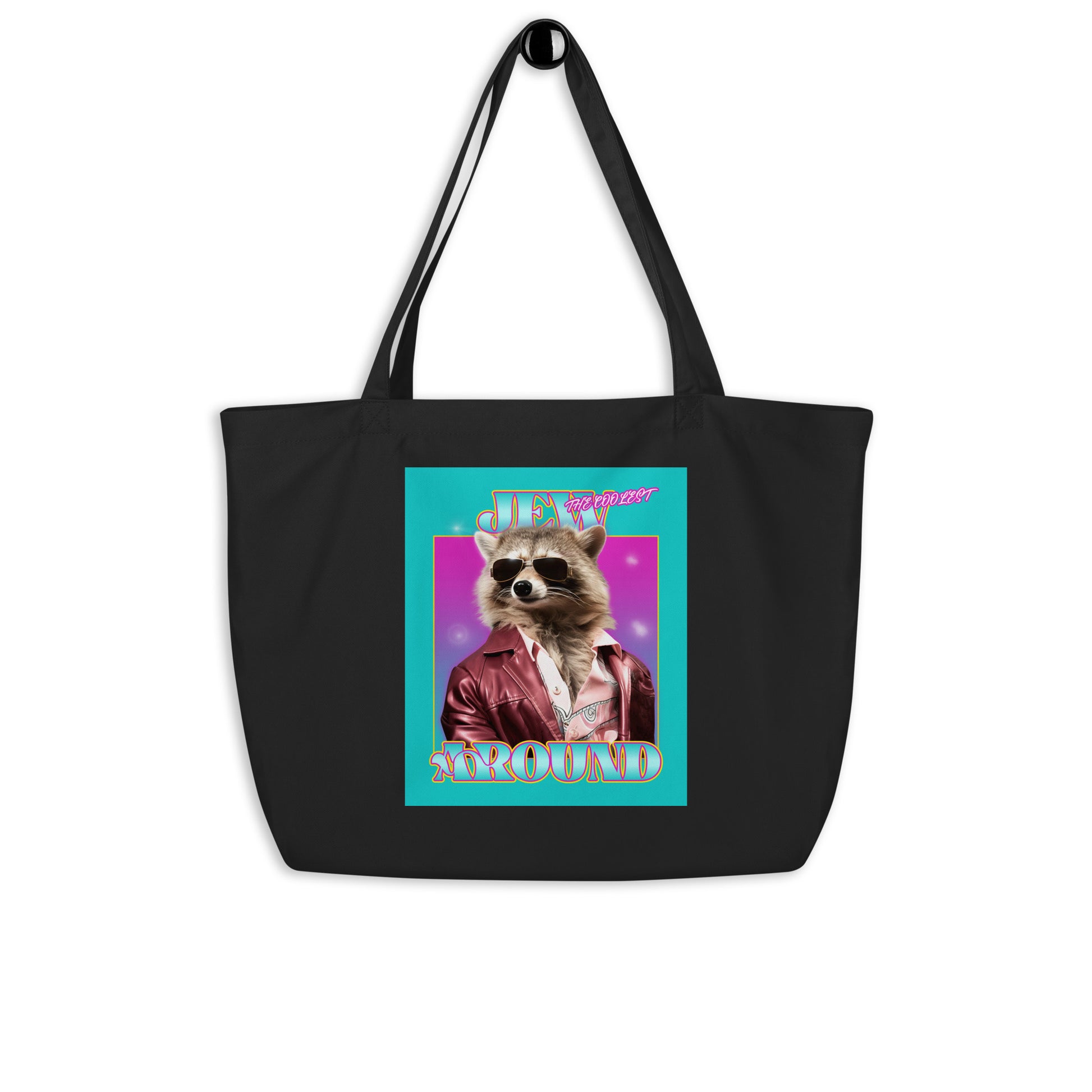 Mr Racoon | Large Organic Tote Bag