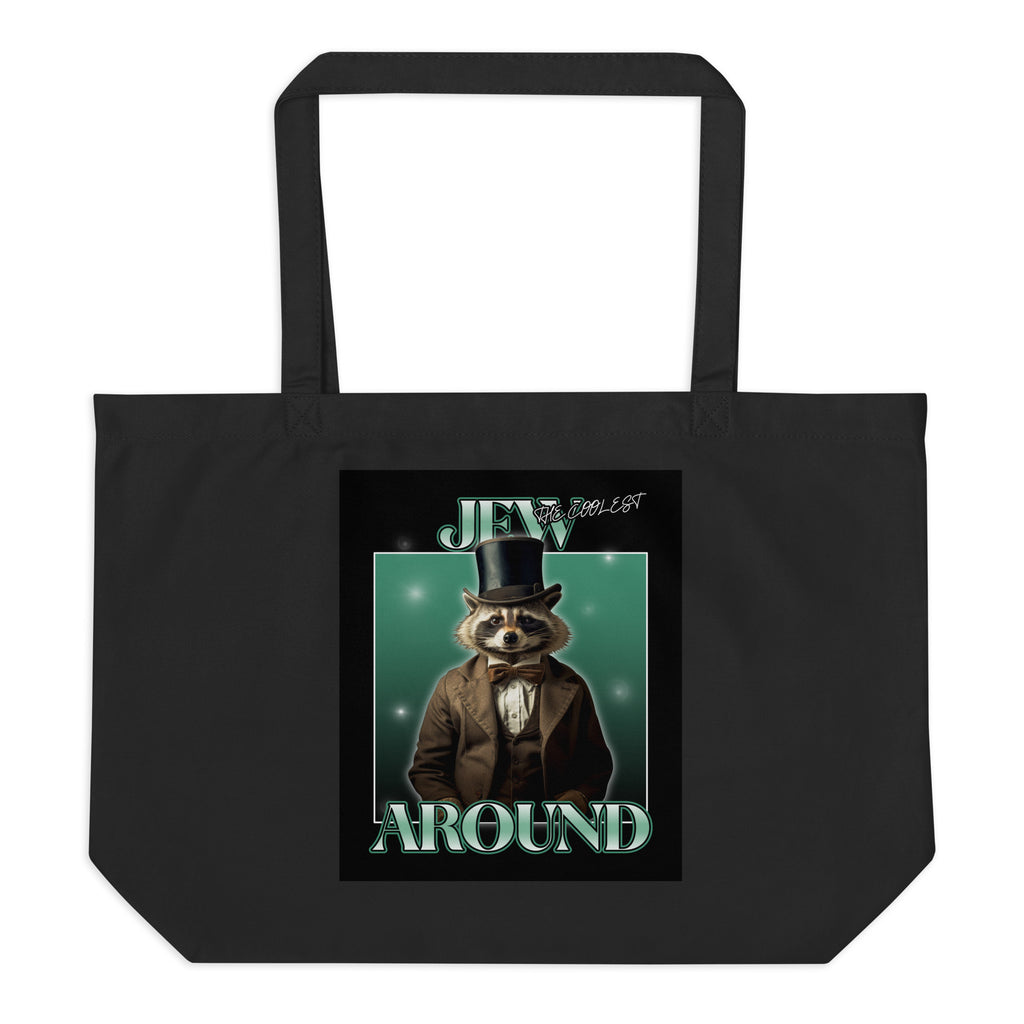 Mr Racoon | Large Organic Tote Bag Jouparty