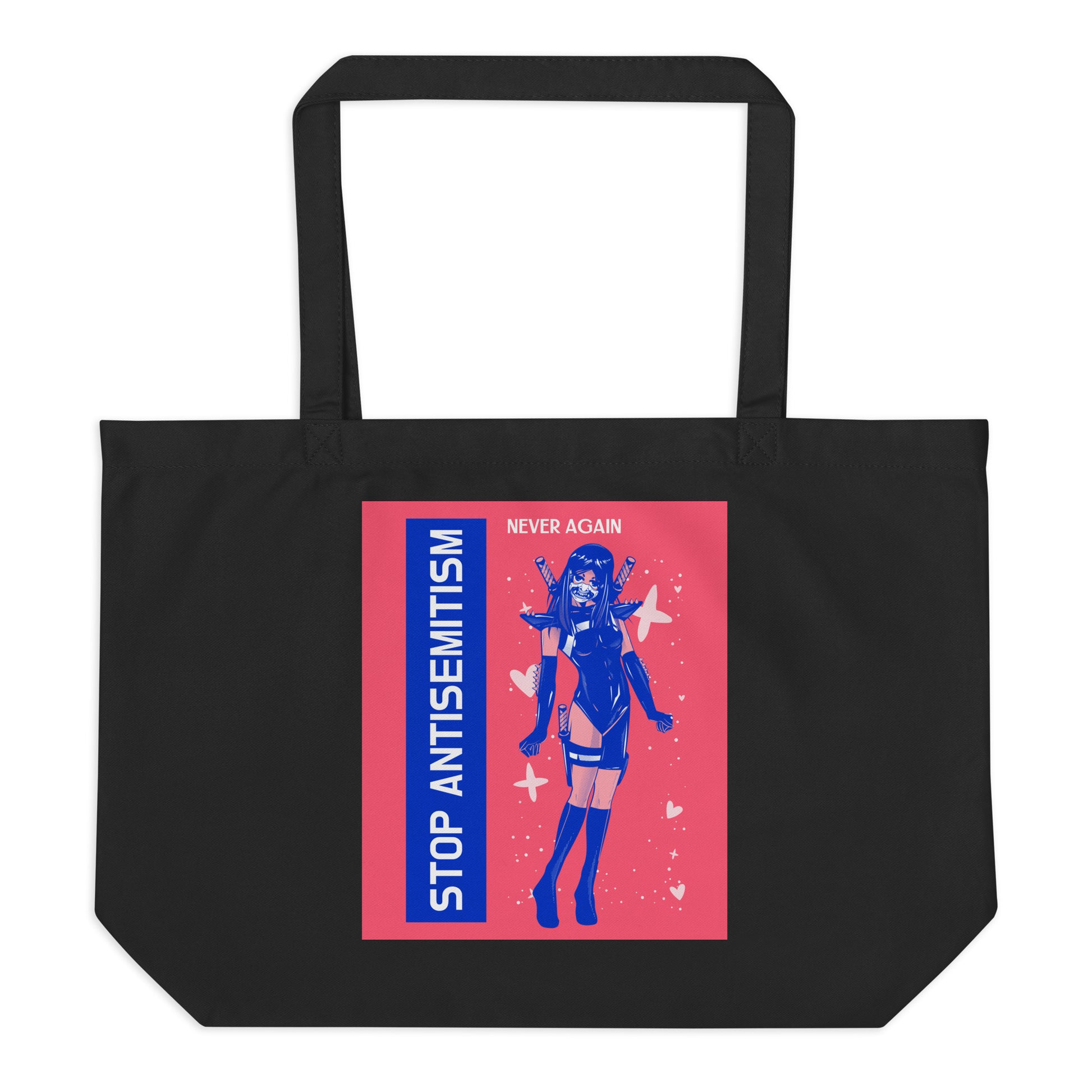 Girl Book | Antisemitism | Large Organic Tote Bag