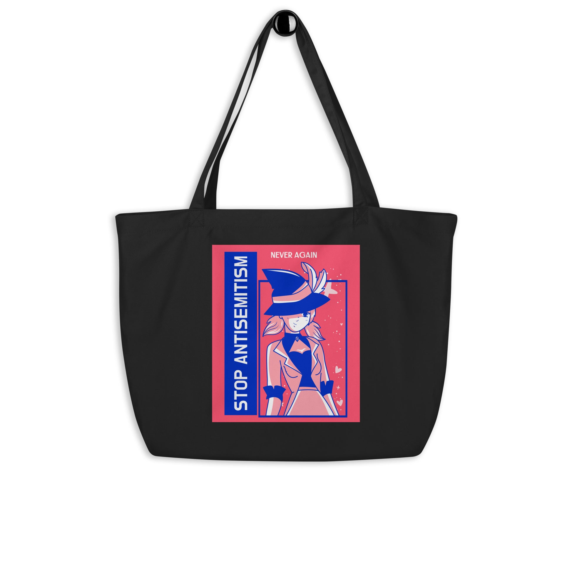 Girl Book | Antisemitism | Large Organic Tote Bag