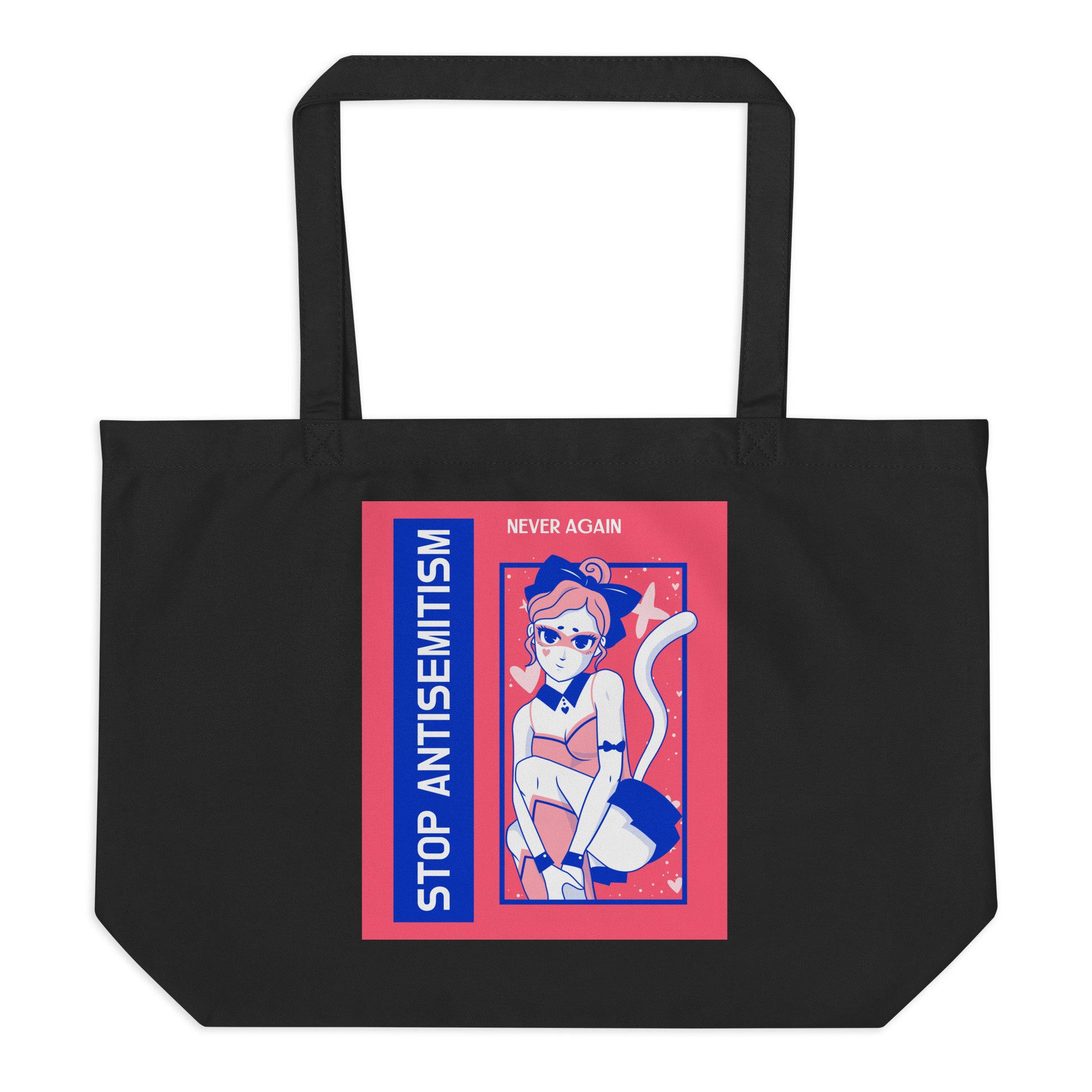 Girl Book | Antisemitism | Large Organic Tote Bag