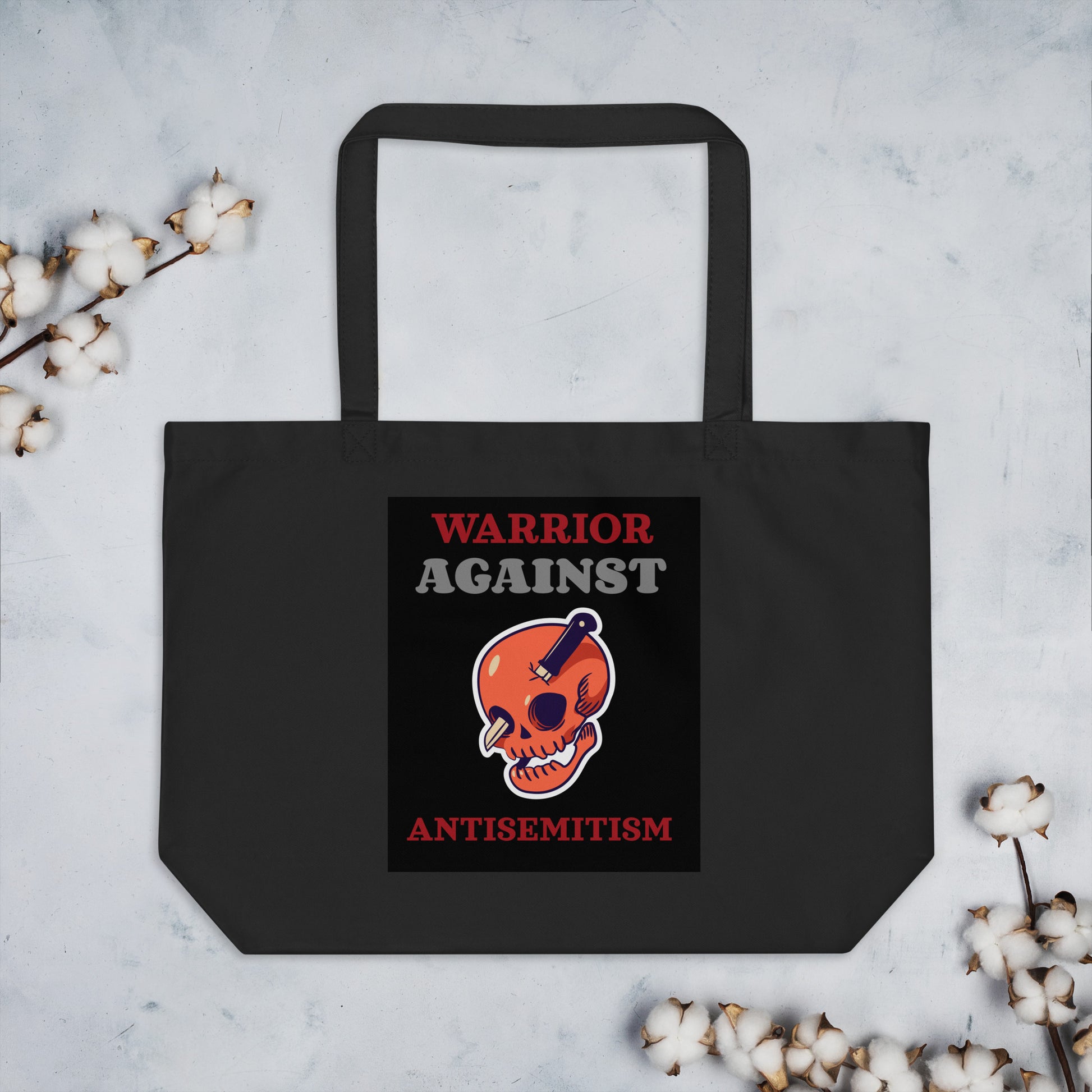 Brave Warrior | Large Organic Tote Bag Jouparty