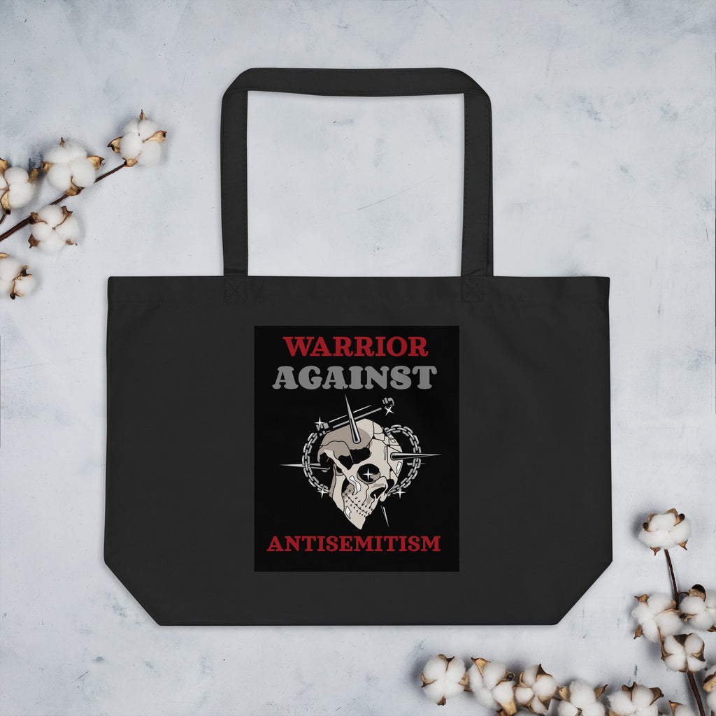Brave Warrior | Large Organic Tote Bag