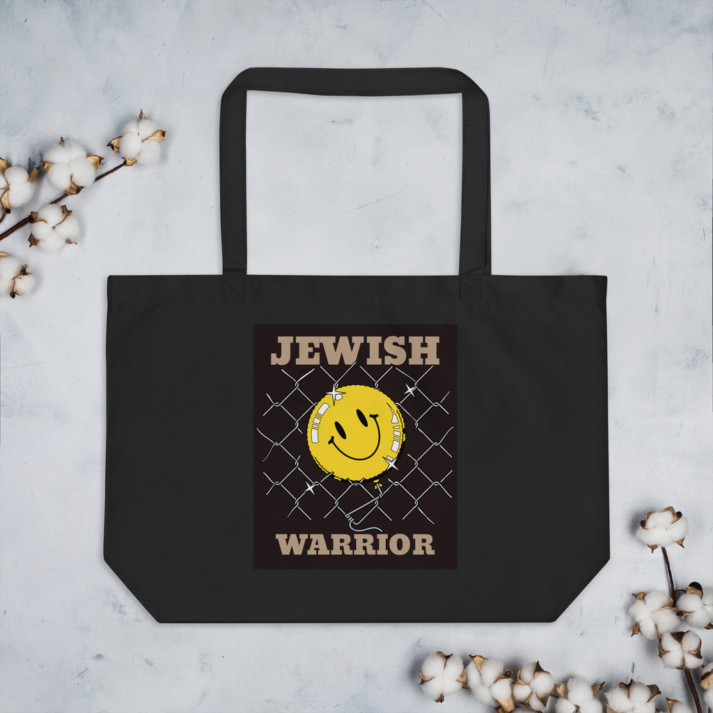 Brave Warrior | Large Organic Tote Bag