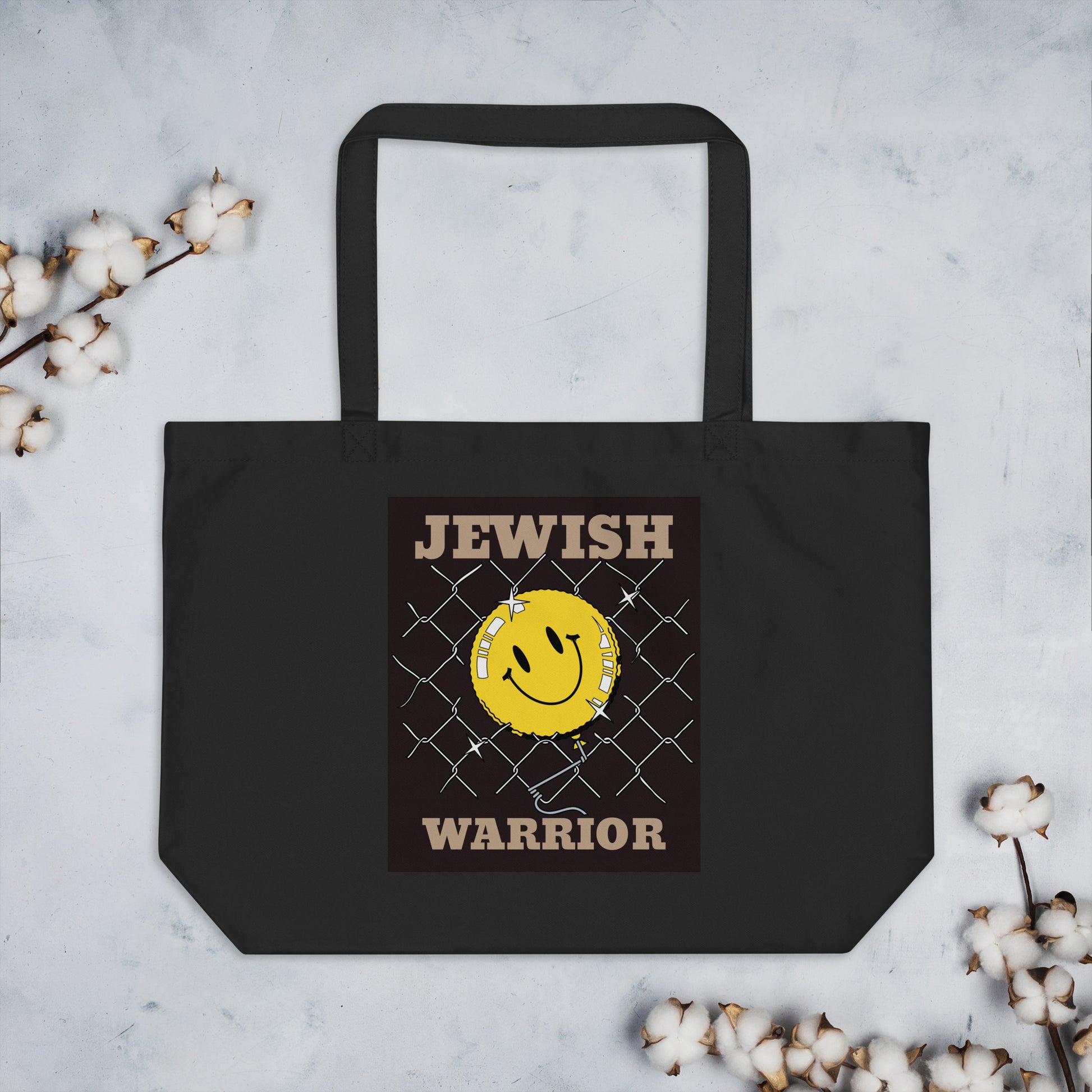 Brave Warrior | Large Organic Tote Bag