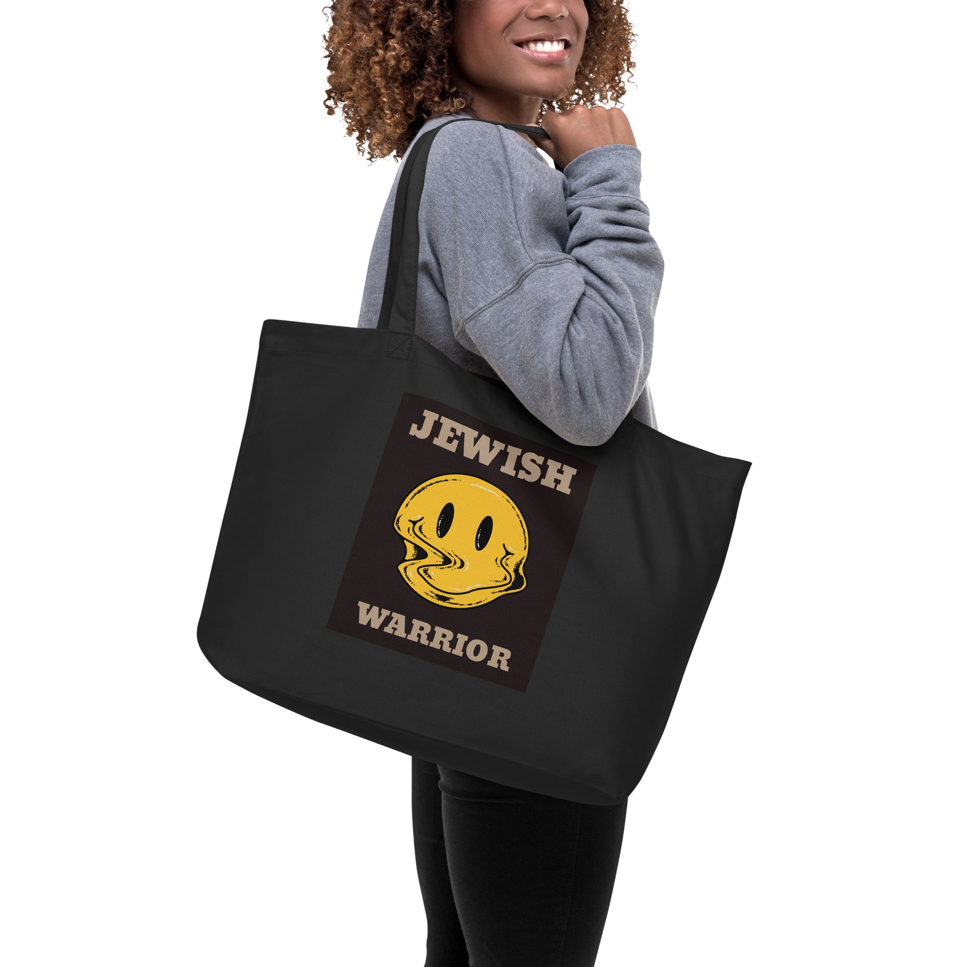 Brave Warrior | Large Organic Tote Bag Jouparty
