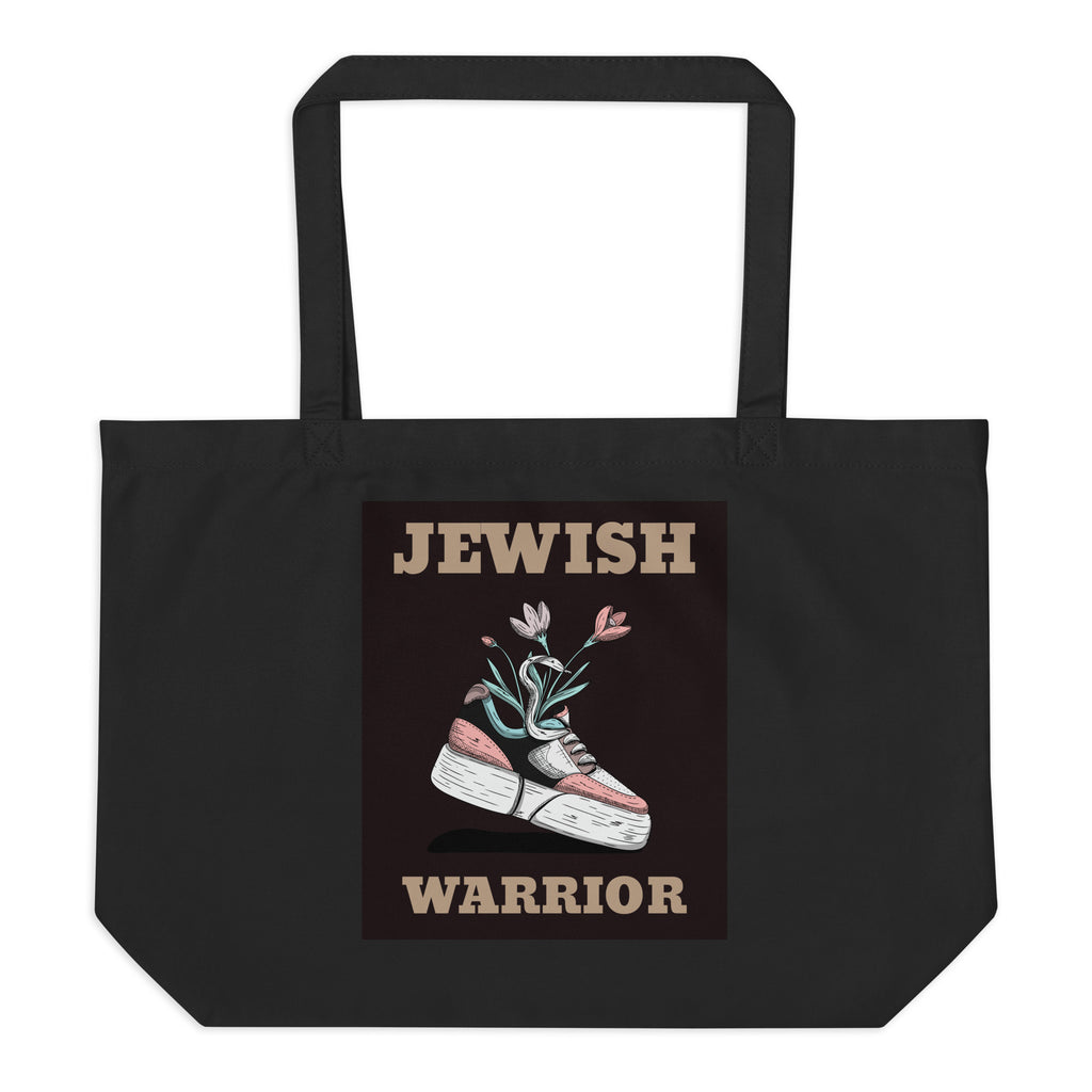 Brave Warrior | Large Organic Tote Bag