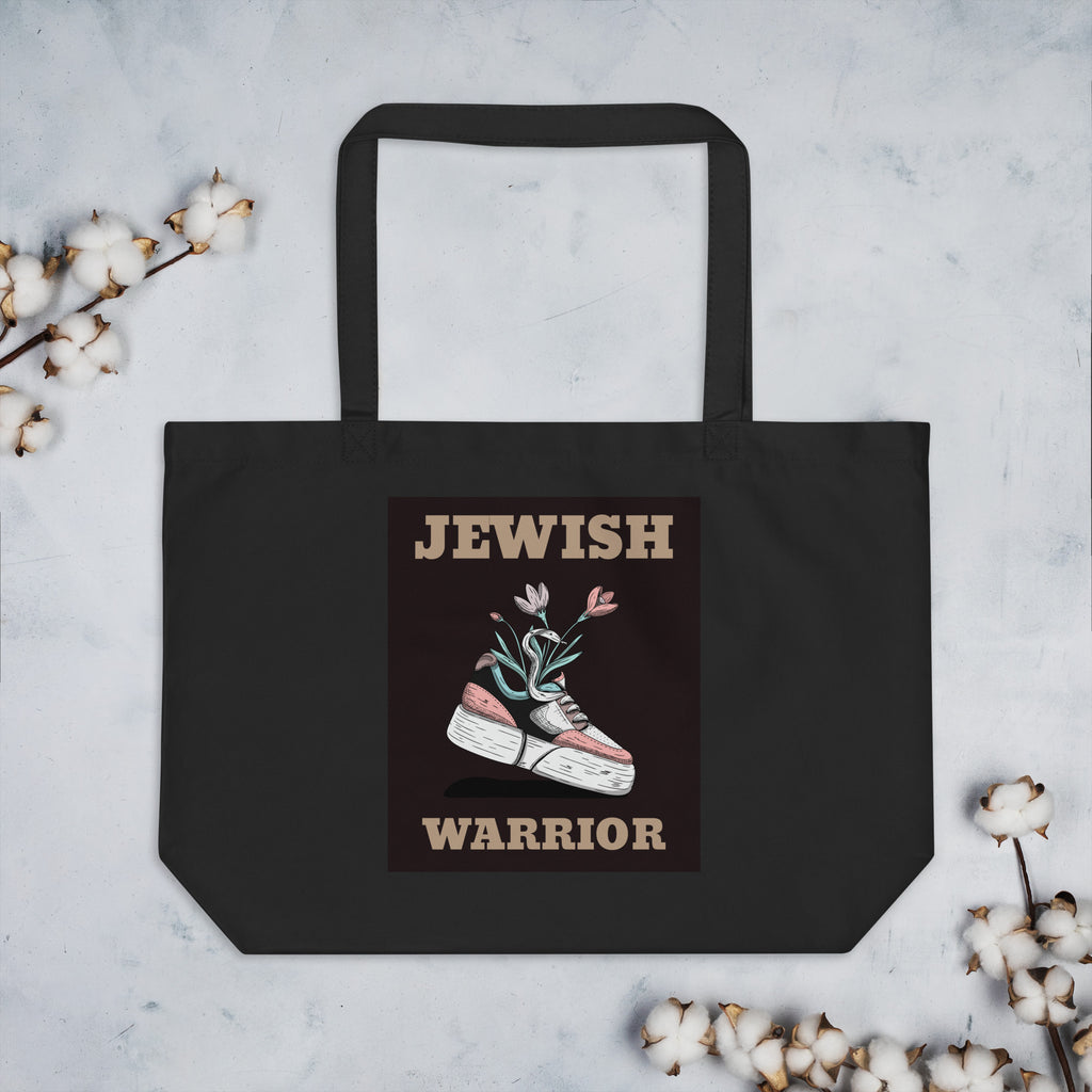 Brave Warrior | Large Organic Tote Bag