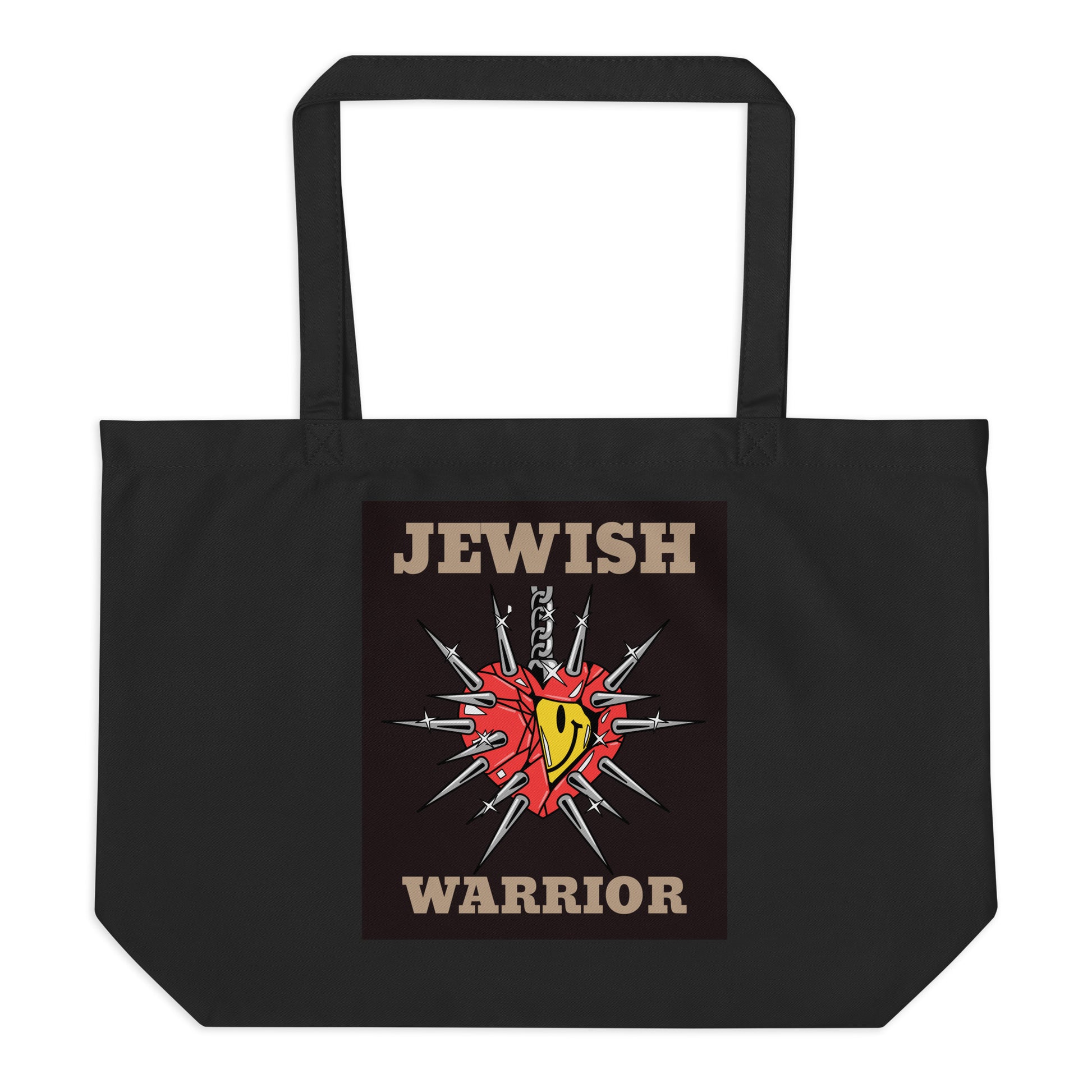 Brave Warrior | Large Organic Tote Bag Jouparty