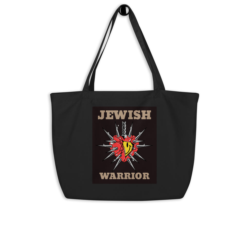 Brave Warrior | Large Organic Tote Bag Jouparty