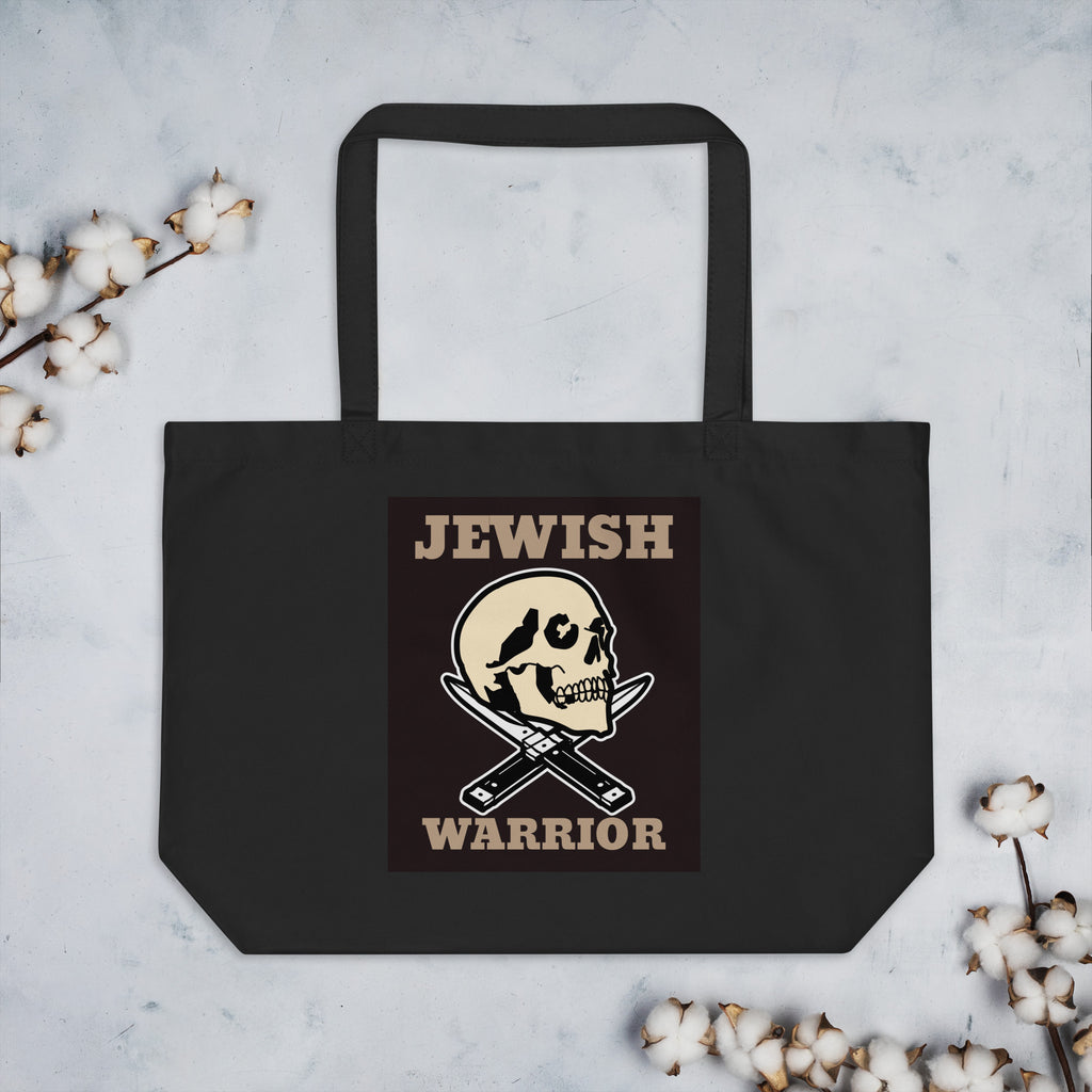 Brave Warrior | Large Organic Tote Bag Jouparty