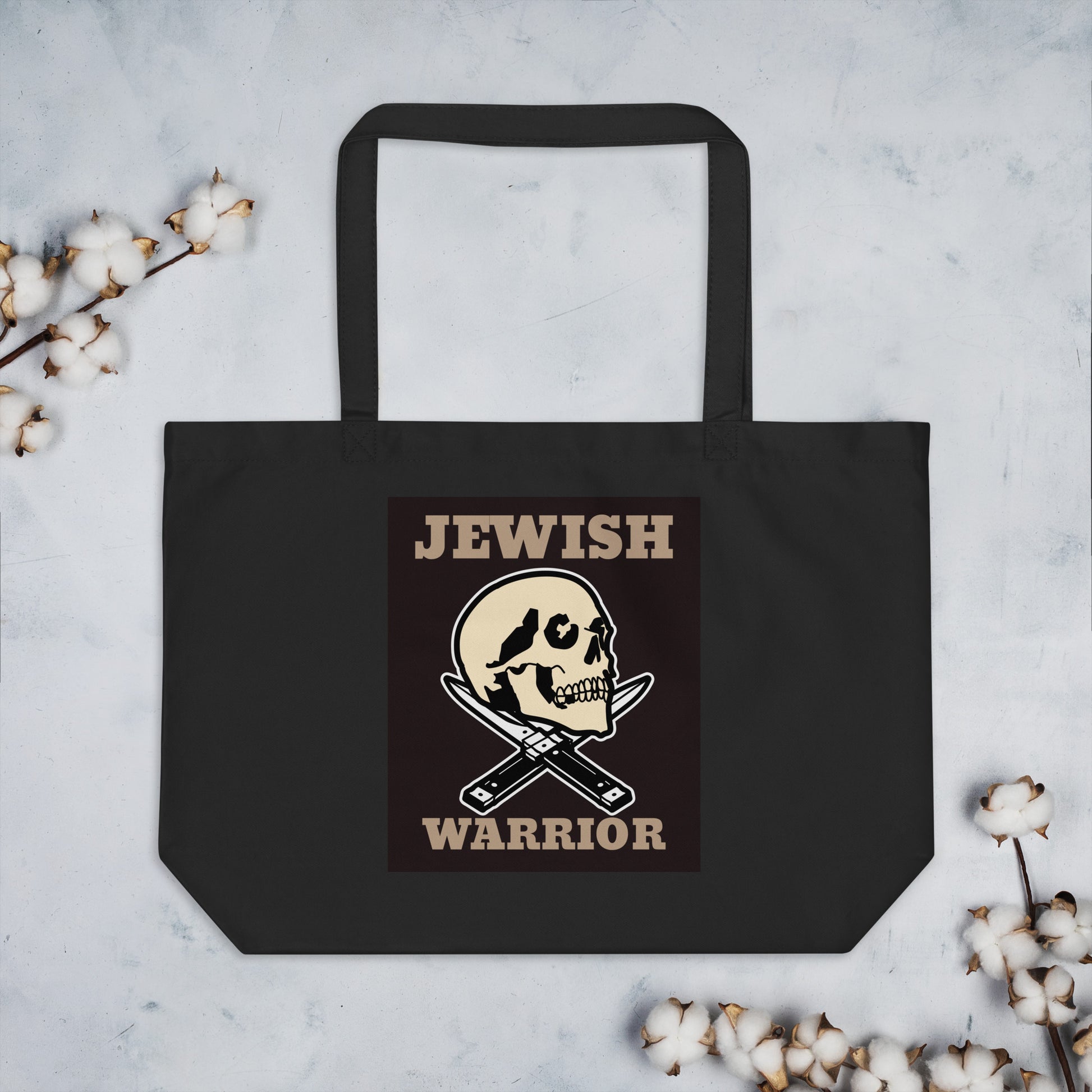 Brave Warrior | Large Organic Tote Bag Jouparty