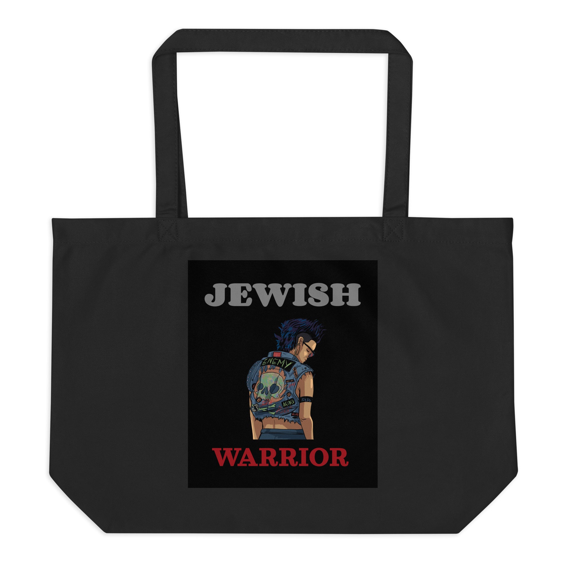 Brave Warrior | Large Organic Tote Bag Jouparty