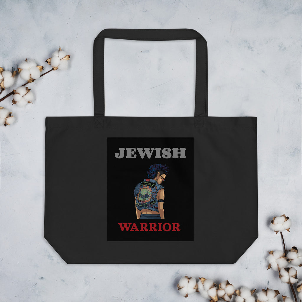 Brave Warrior | Large Organic Tote Bag Jouparty