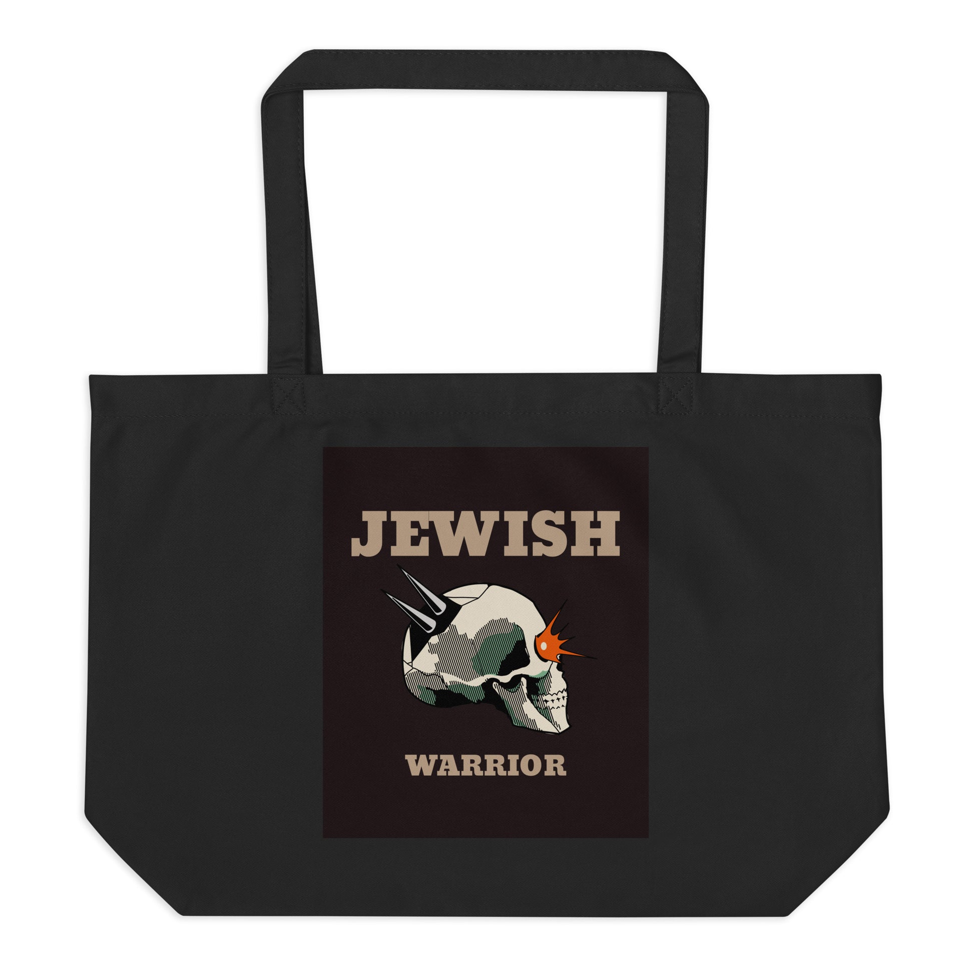 Brave Warrior | Large Organic Tote Bag Jouparty