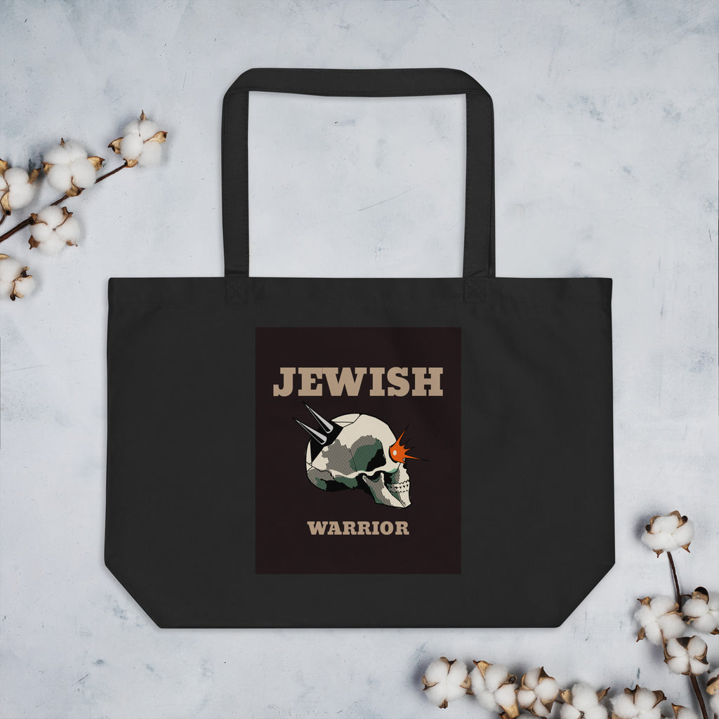 Brave Warrior | Large Organic Tote Bag Jouparty