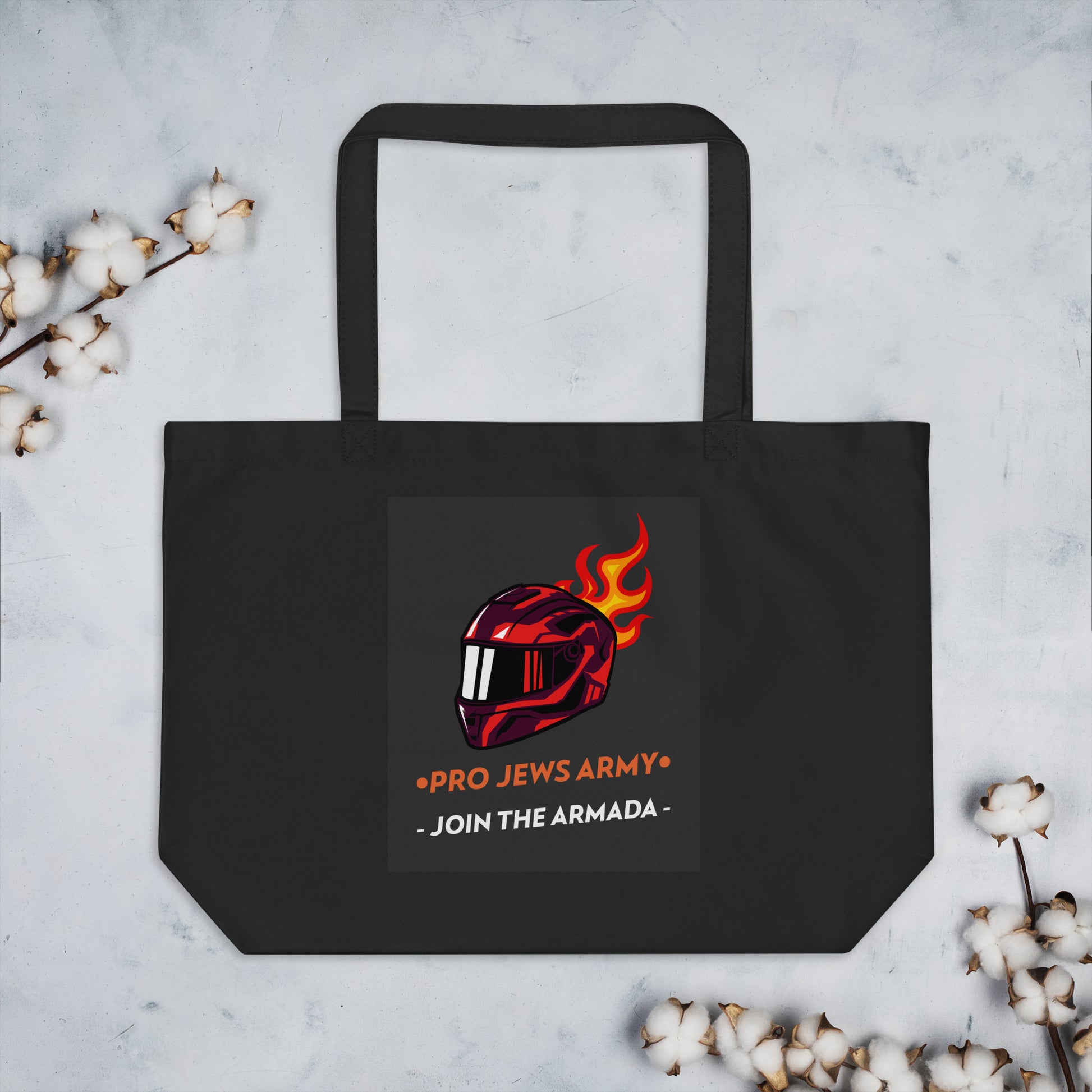 Brave Warrior | Large Organic Tote Bag