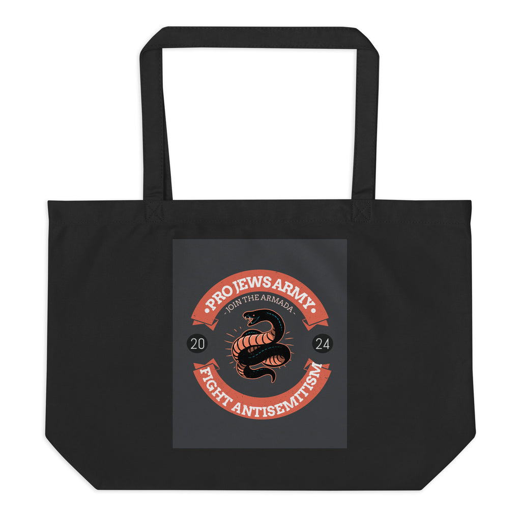 Brave Warrior | Large Organic Tote Bag Jouparty