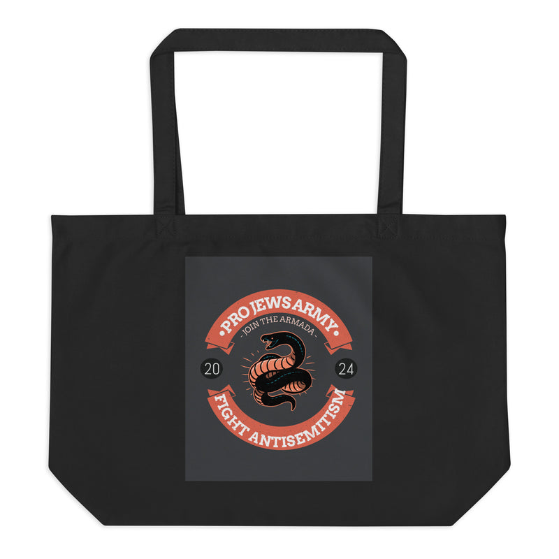 Brave Warrior | Large Organic Tote Bag