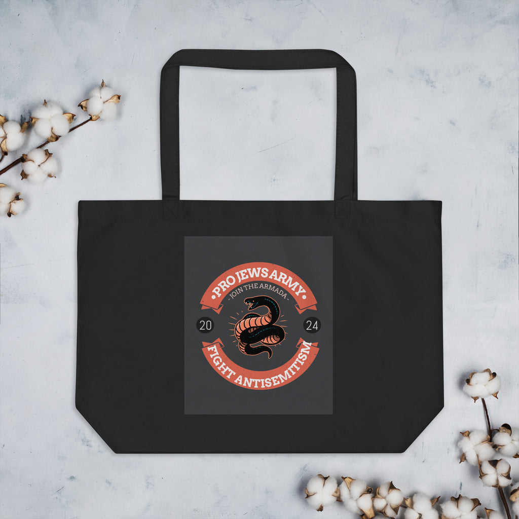 Brave Warrior | Large Organic Tote Bag Jouparty