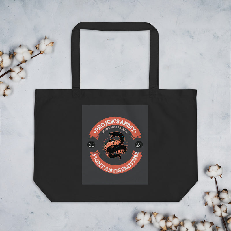 Brave Warrior | Large Organic Tote Bag