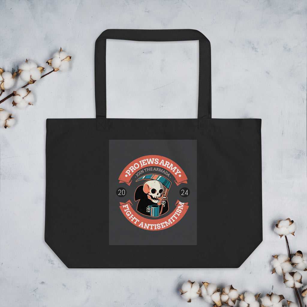 Brave Warrior | Large Organic Tote Bag