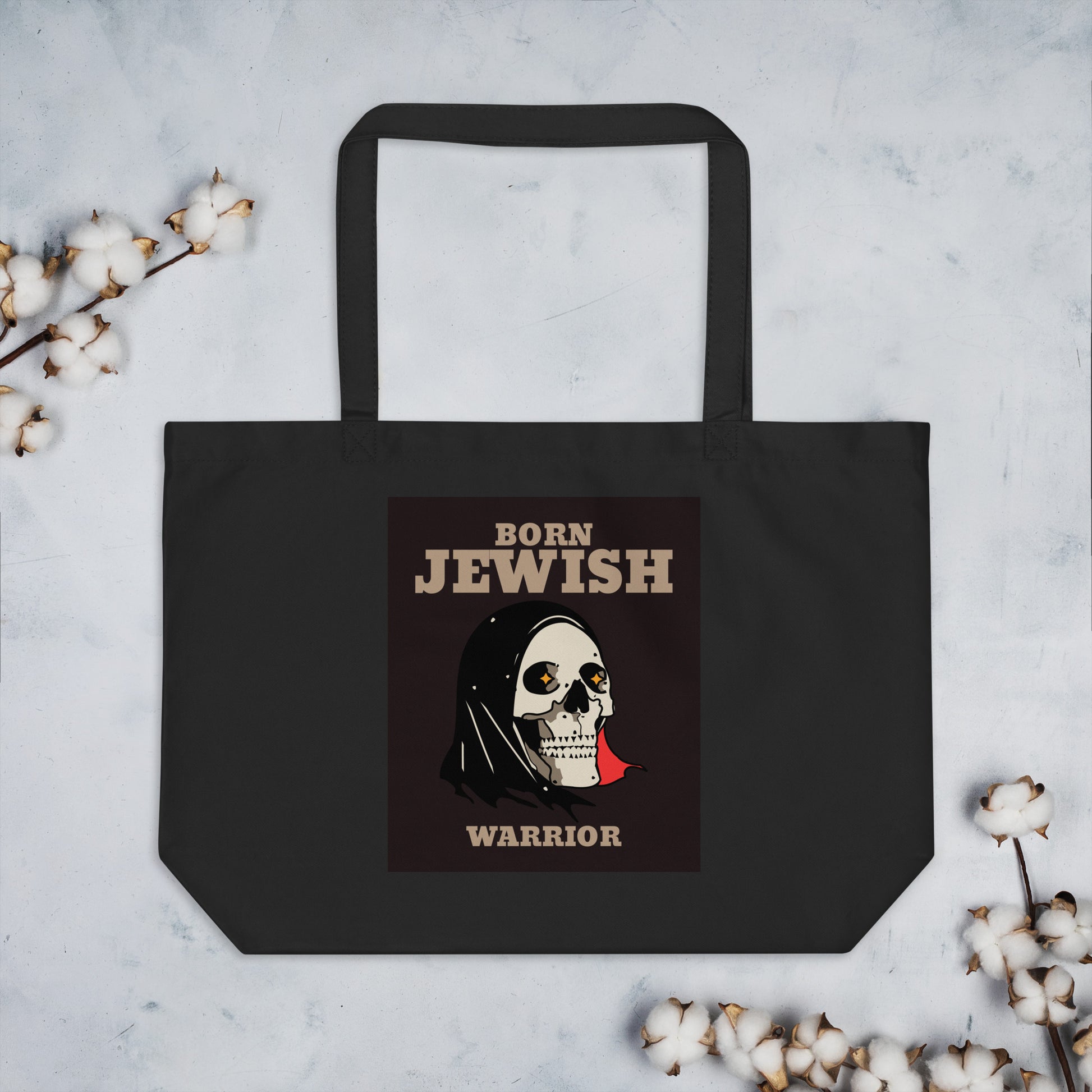 Brave Warrior | Large Organic Tote Bag