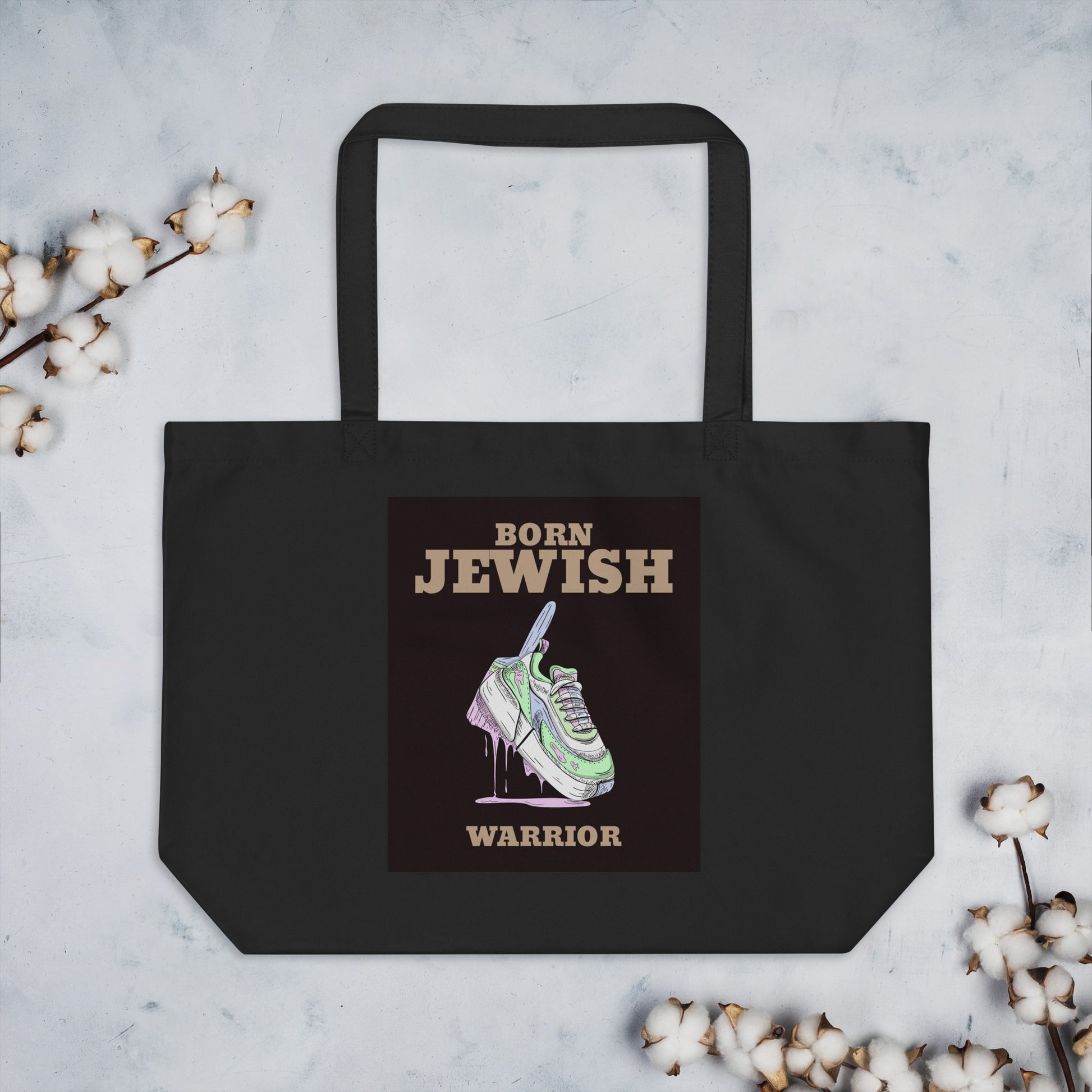 Brave Warrior | Large Organic Tote Bag Jouparty