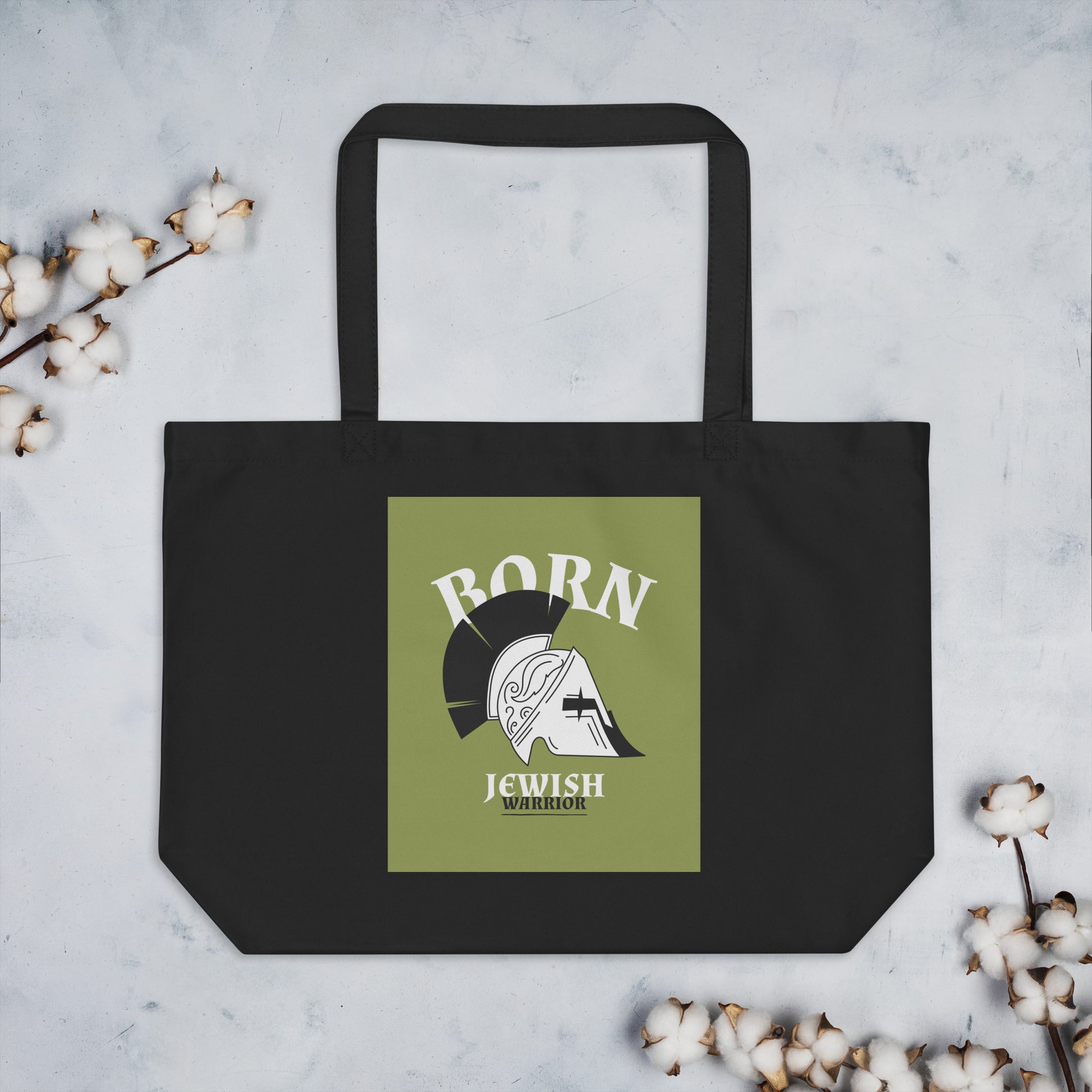 Brave Warrior | Large Organic Tote Bag Jouparty