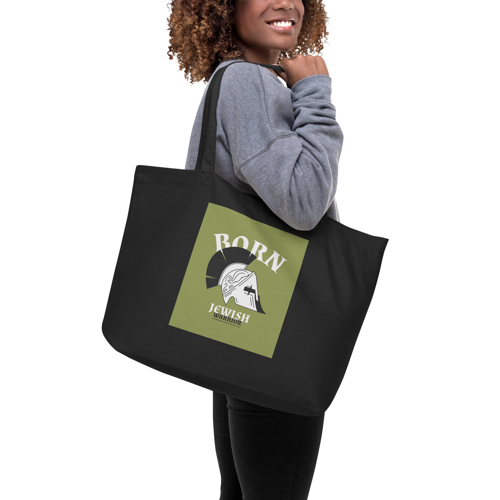 Brave Warrior | Large Organic Tote Bag Jouparty