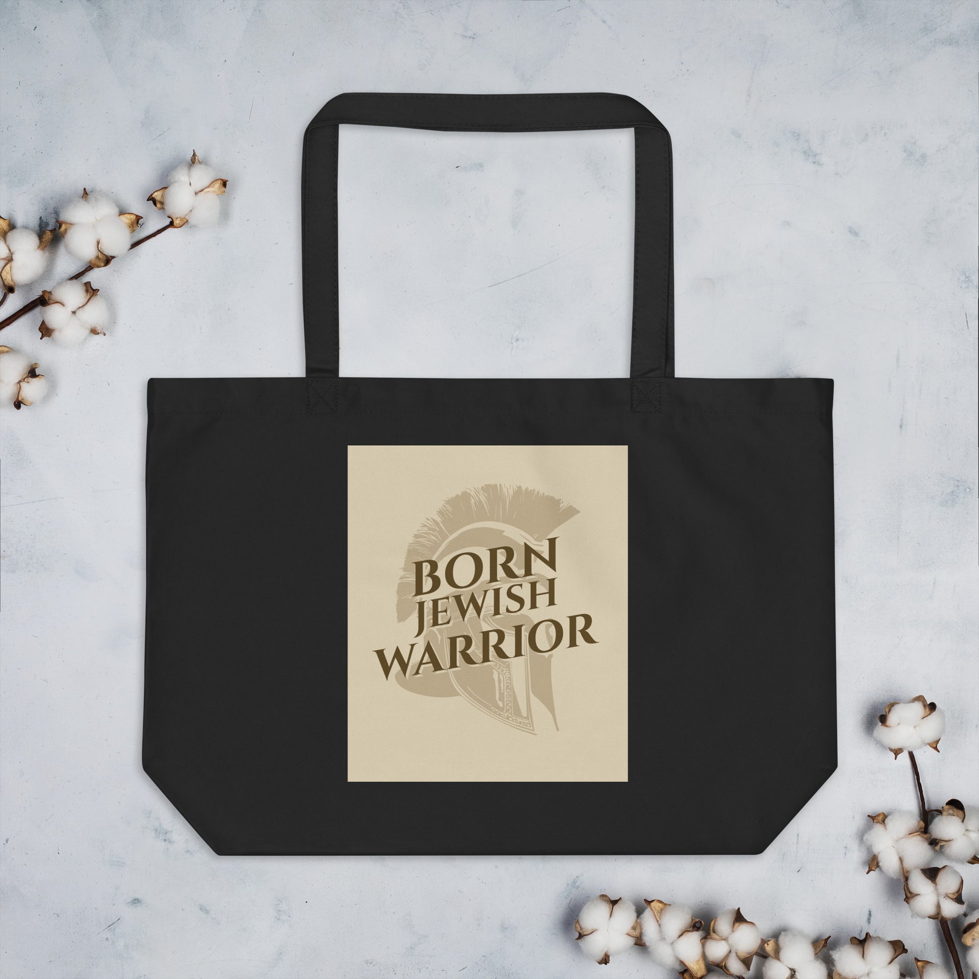 Brave Warrior | Large Organic Tote Bag Jouparty