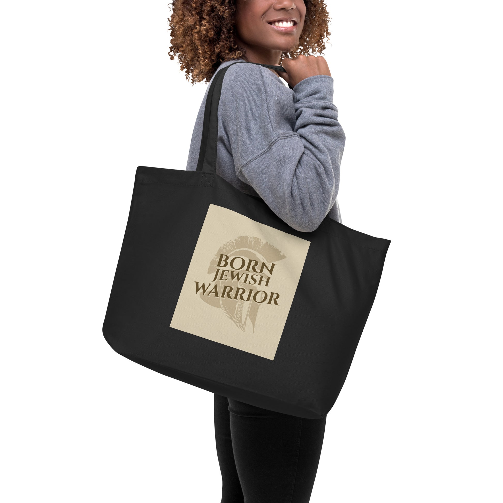 Brave Warrior | Large Organic Tote Bag Jouparty