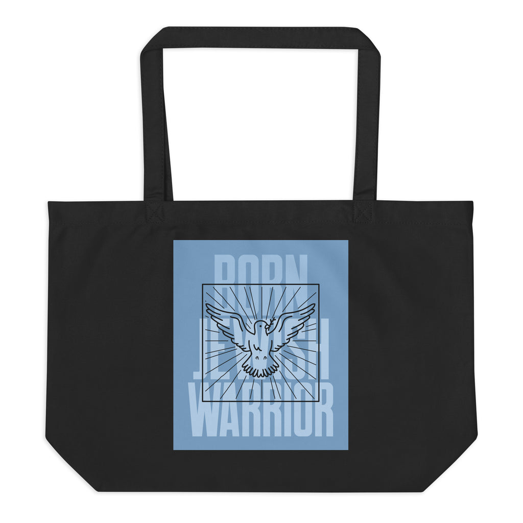 Brave Warrior | Large Organic Tote Bag Jouparty