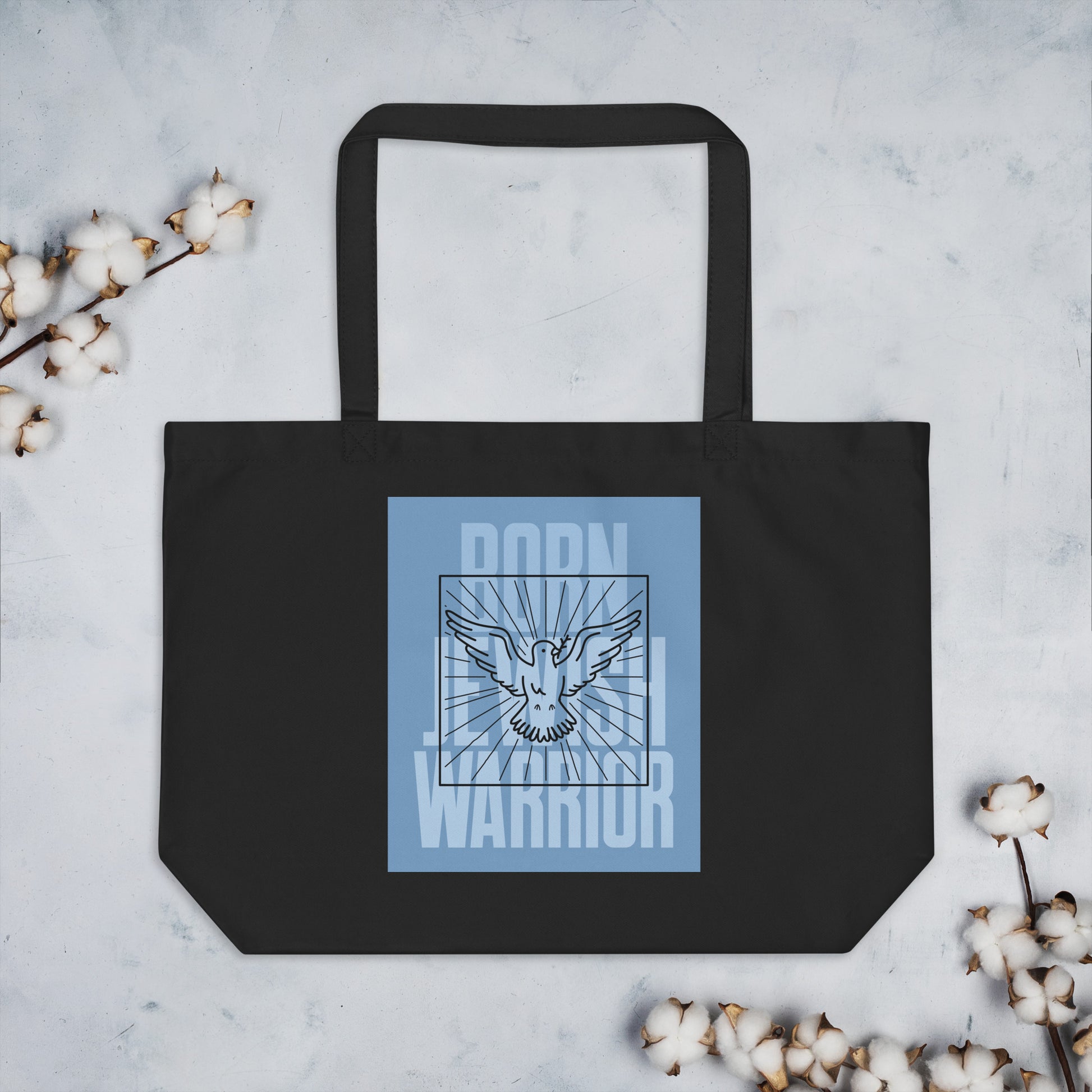 Brave Warrior | Large Organic Tote Bag Jouparty