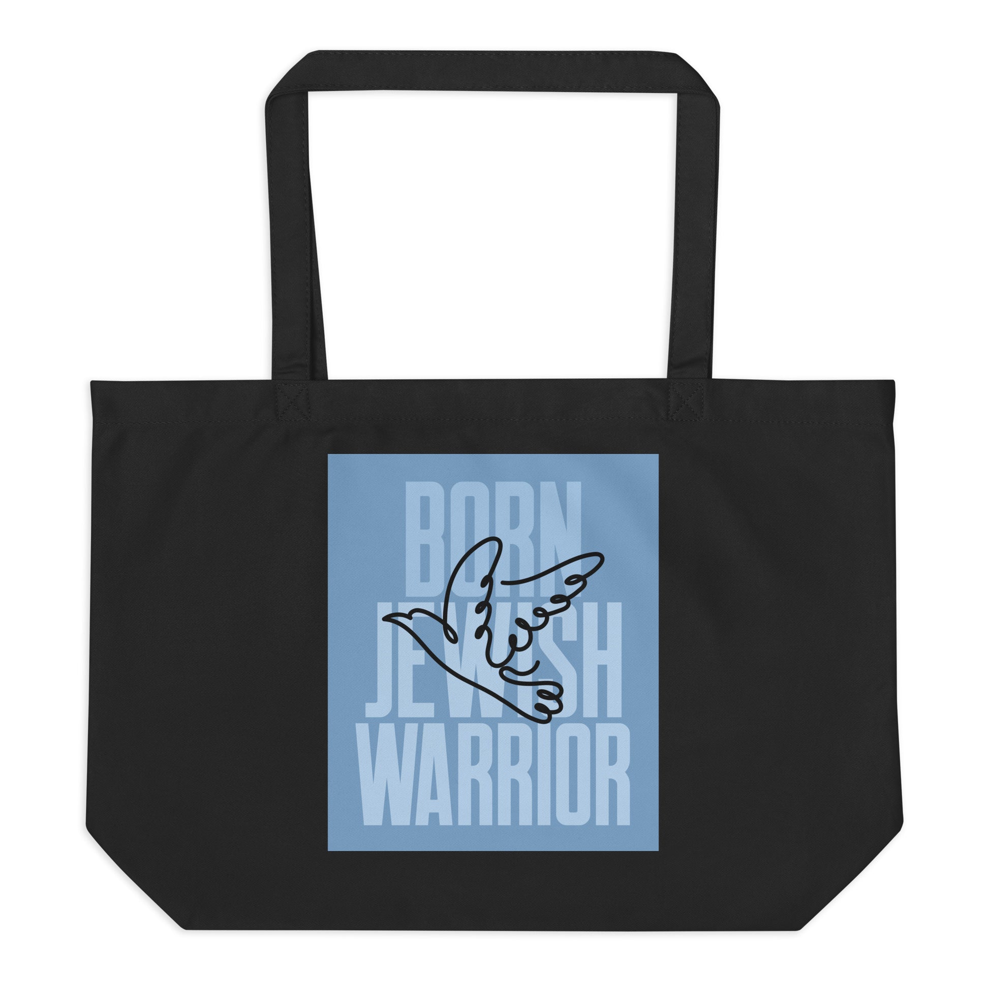 Brave Warrior | Large Organic Tote Bag