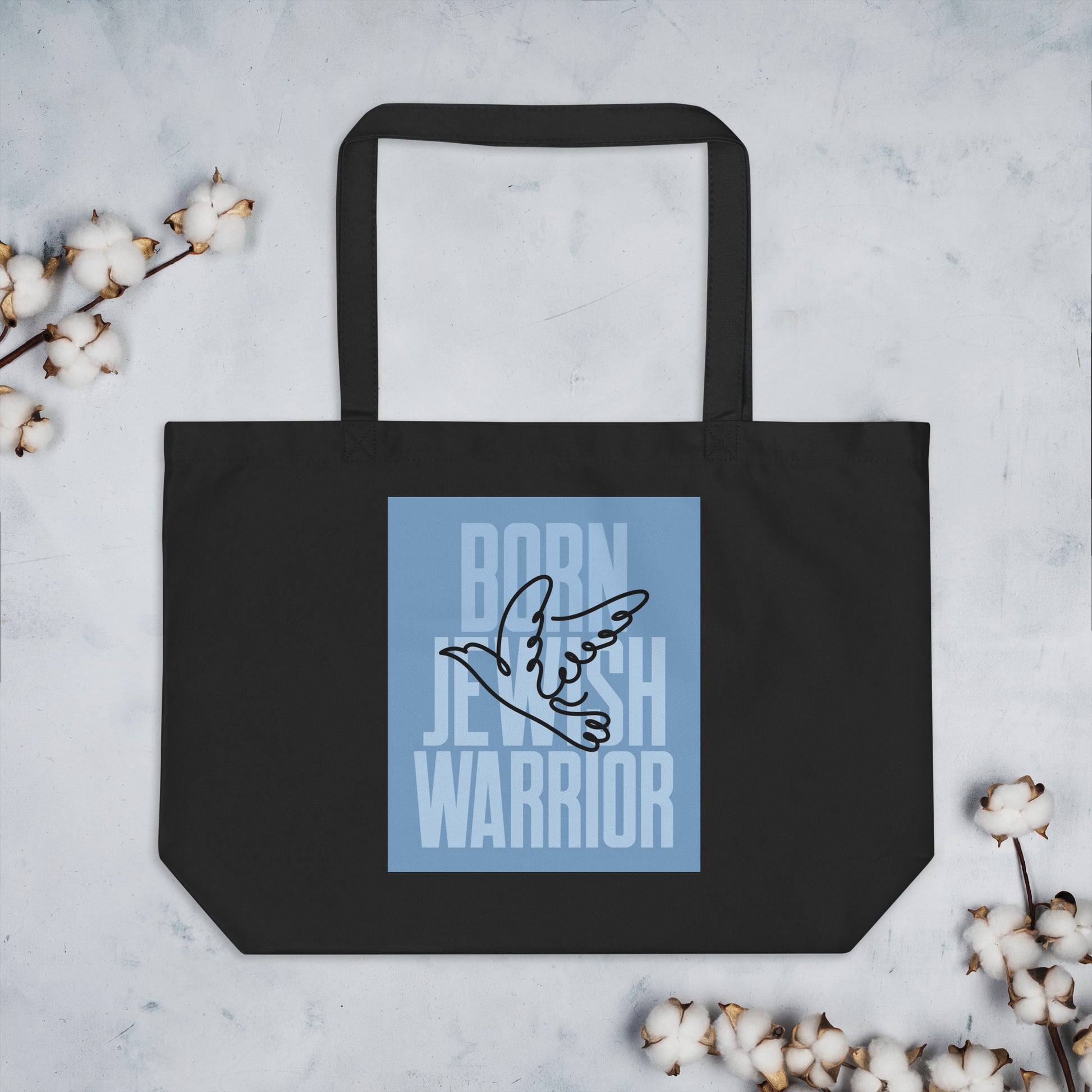 Brave Warrior | Large Organic Tote Bag