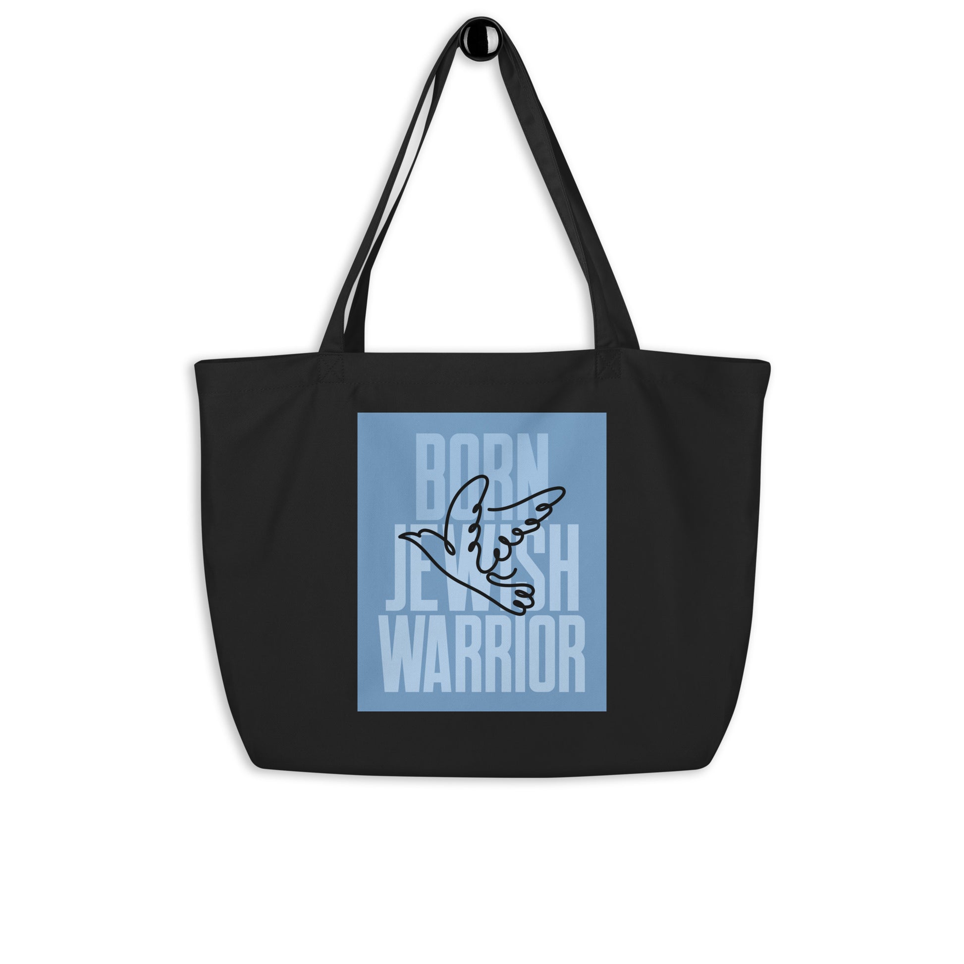 Brave Warrior | Large Organic Tote Bag
