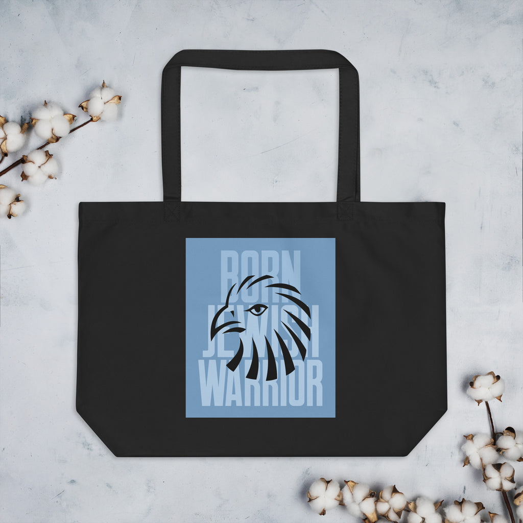 Brave Warrior | Large Organic Tote Bag Jouparty