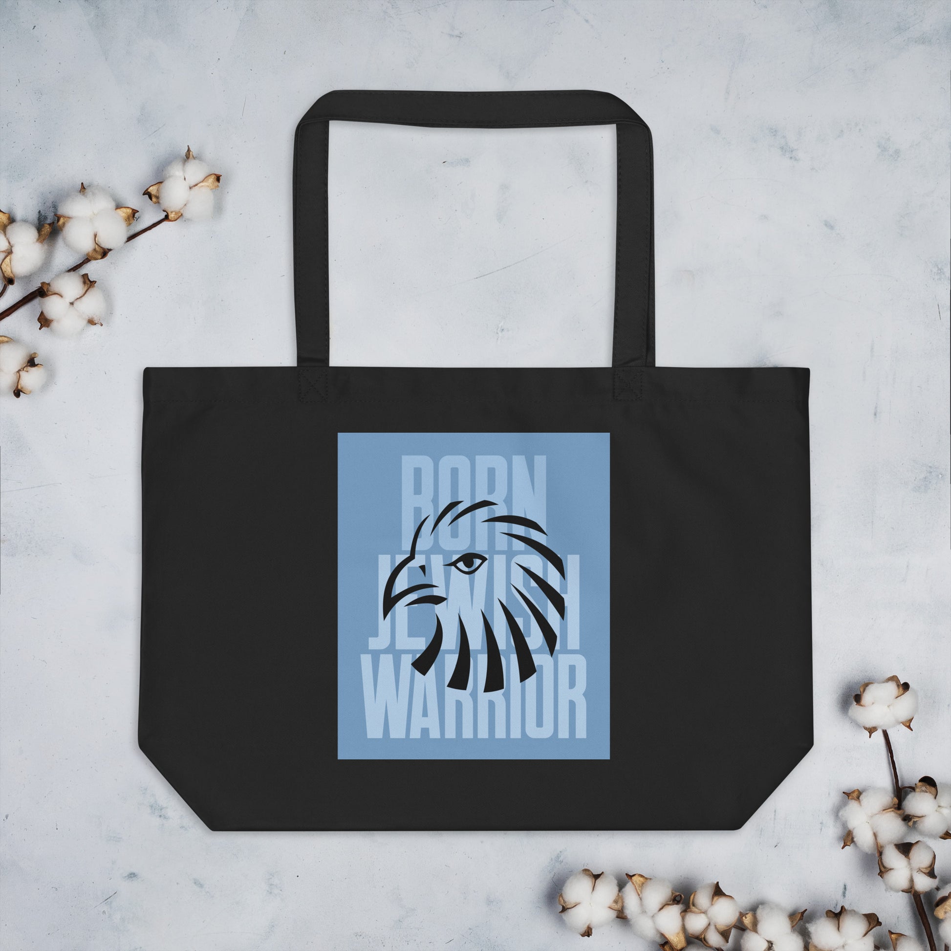 Brave Warrior | Large Organic Tote Bag Jouparty