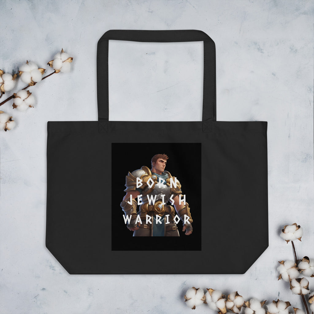 Brave Warrior | Large Organic Tote Bag Jouparty