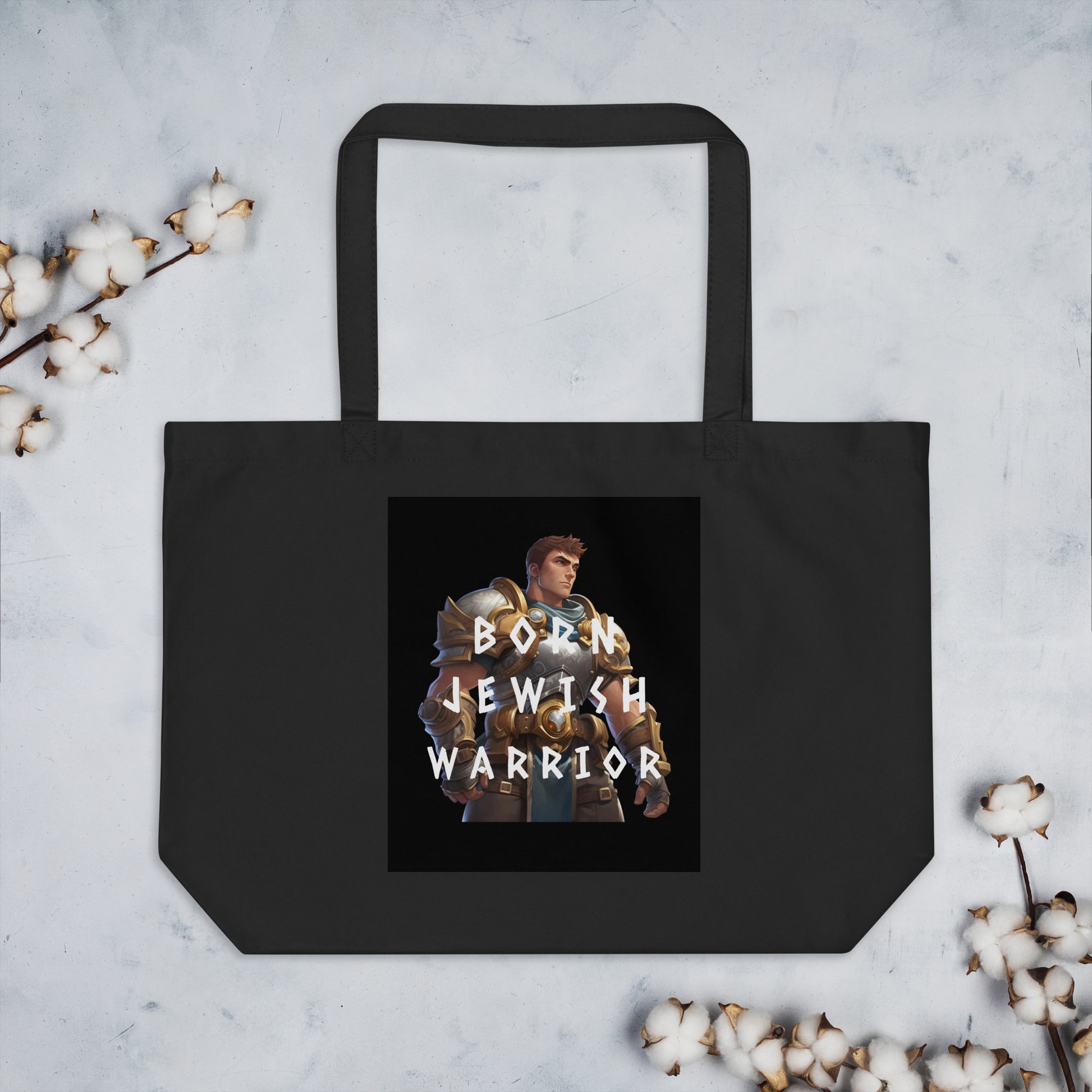 Brave Warrior | Large Organic Tote Bag Jouparty