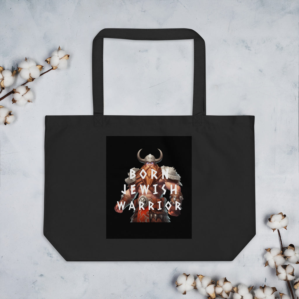 Brave Warrior | Large Organic Tote Bag Jouparty