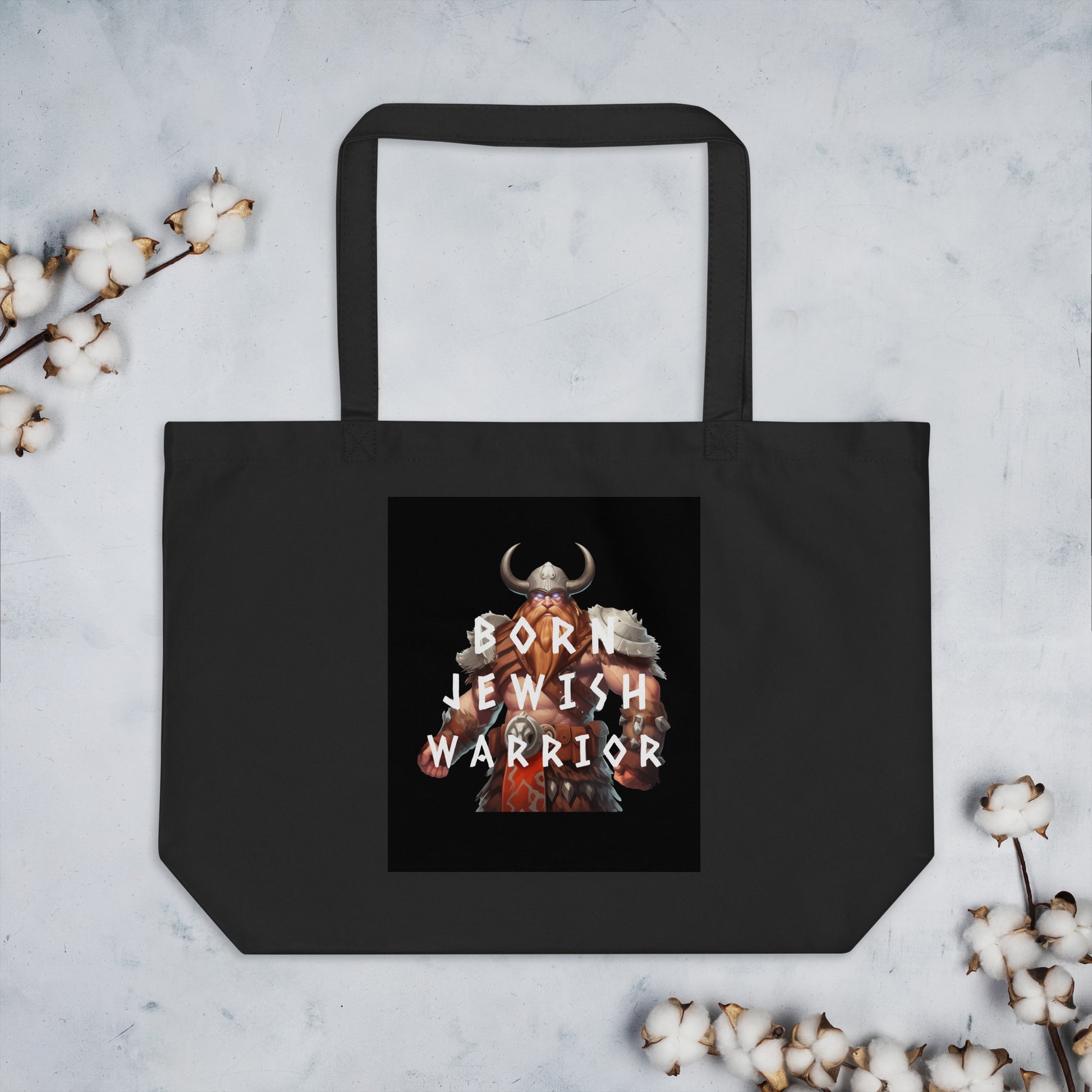 Brave Warrior | Large Organic Tote Bag Jouparty