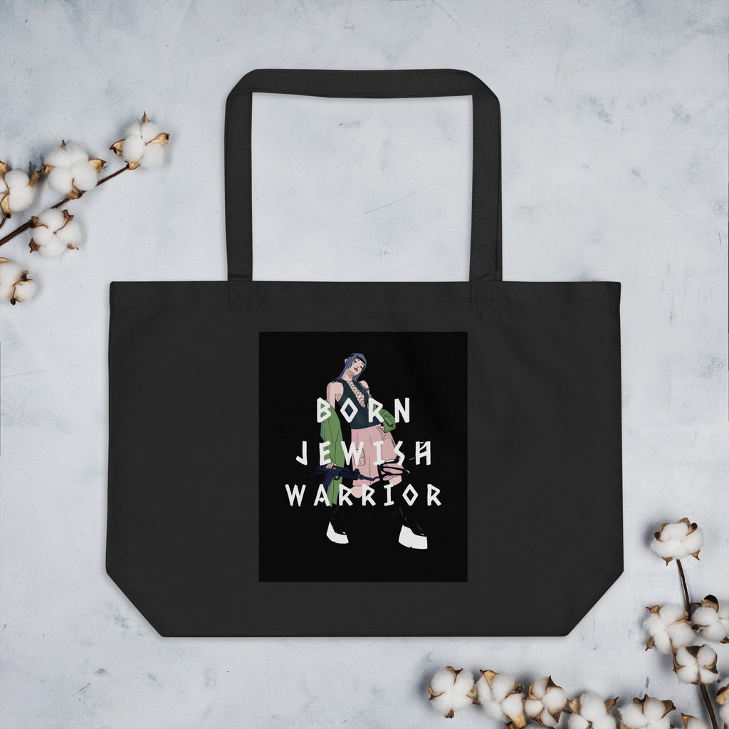 Brave Warrior | Large Organic Tote Bag Jouparty