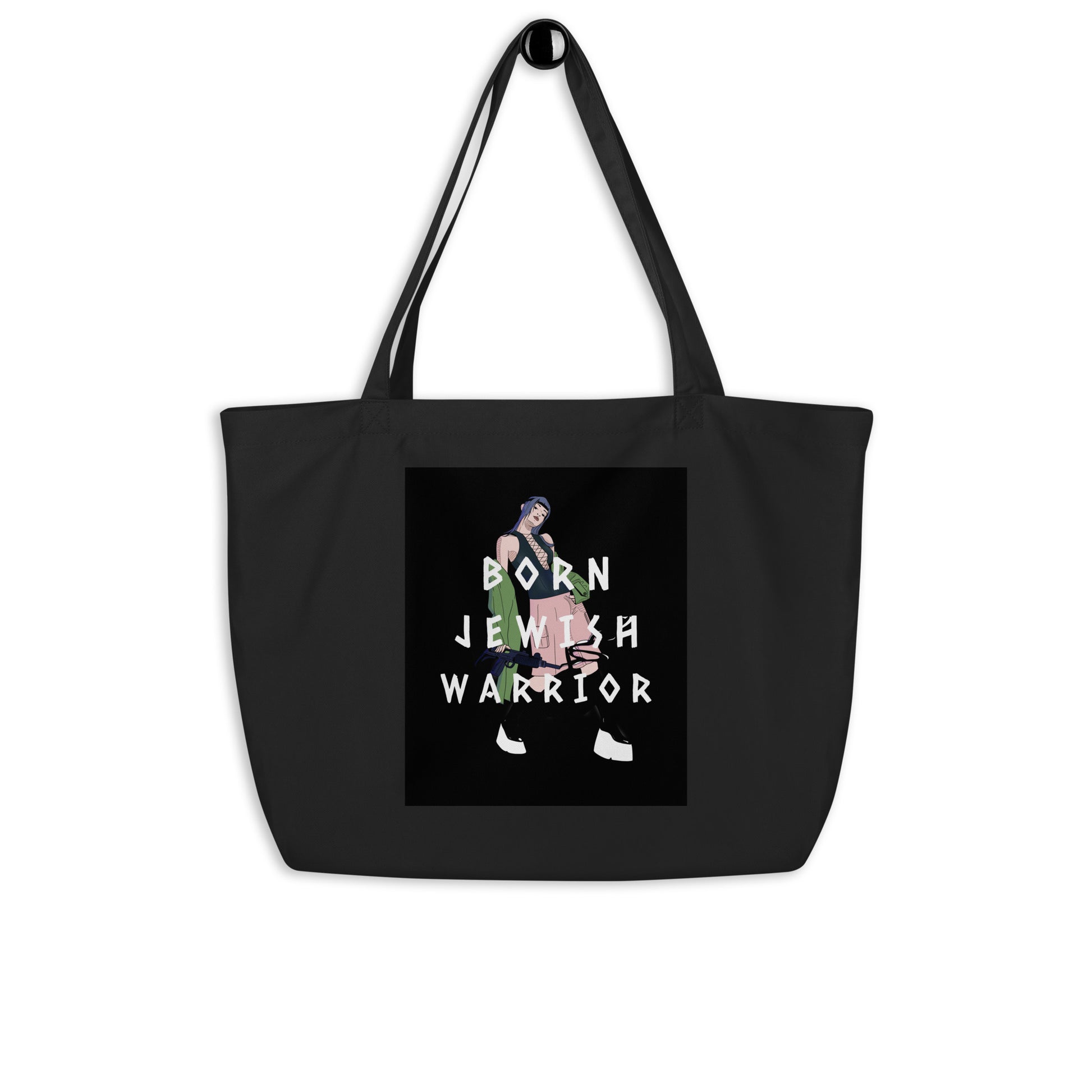 Brave Warrior | Large Organic Tote Bag Jouparty