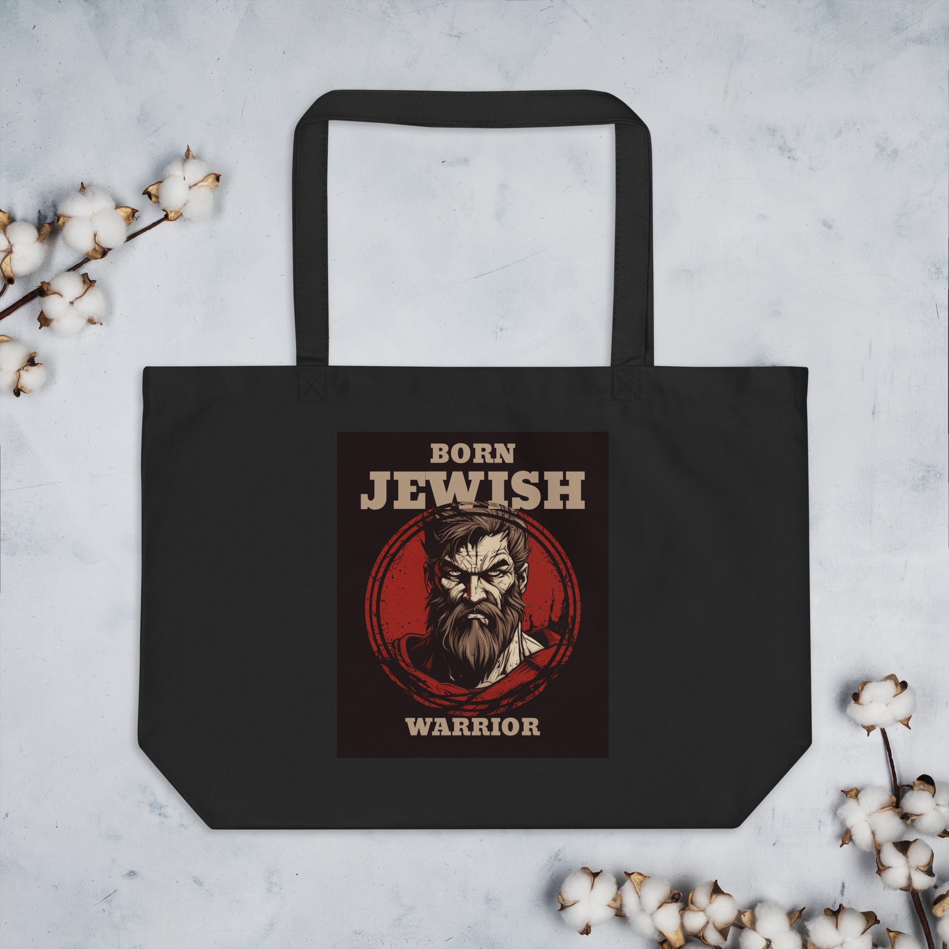 Brave Warrior | Large Organic Tote Bag